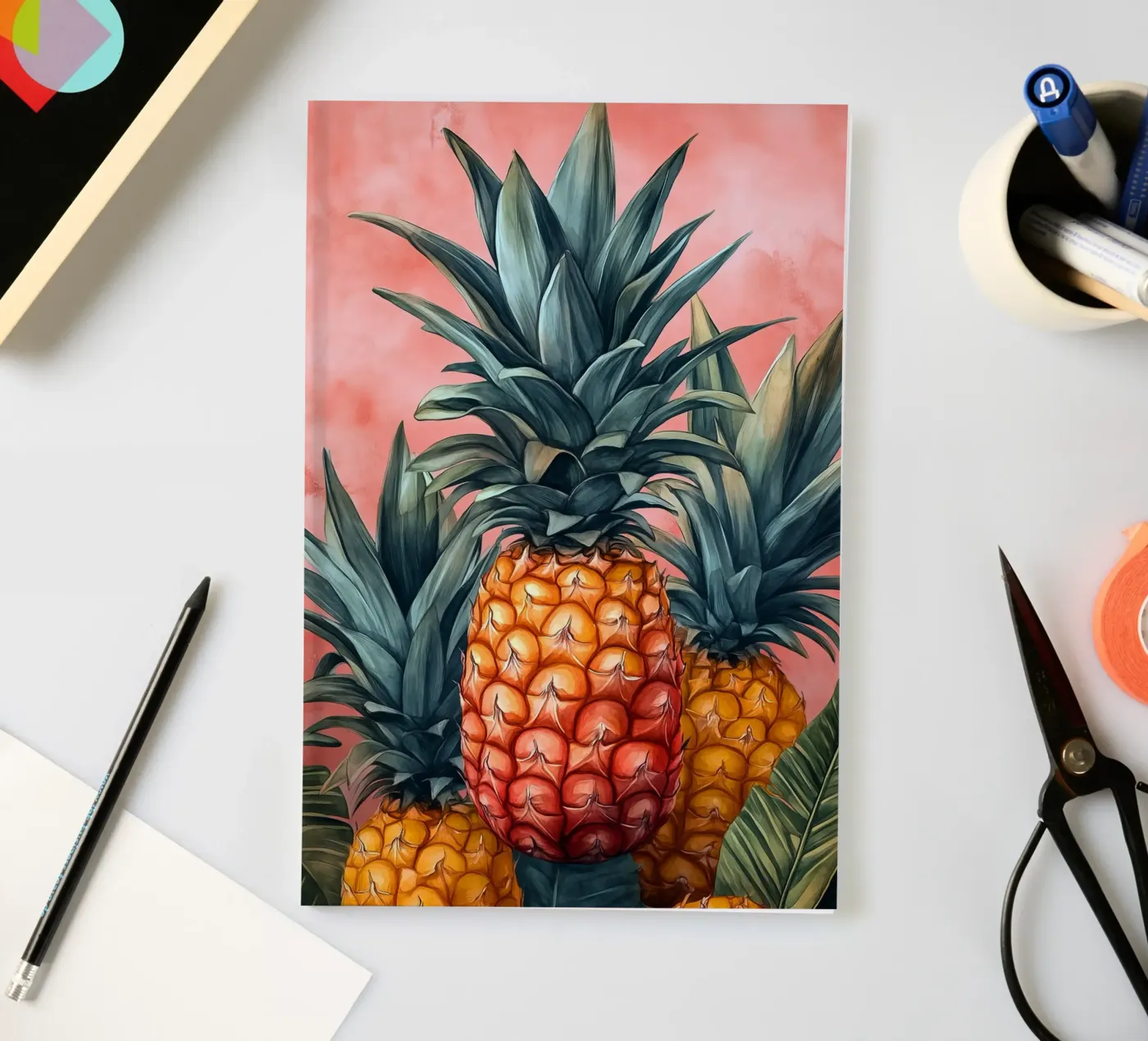 Pineapples quaderno da Justyna Jaszke JBJart