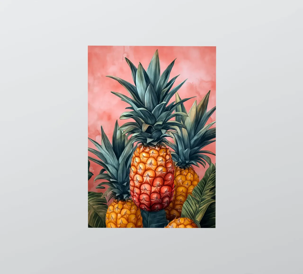 Pineapples sticker by Justyna Jaszke JBJart