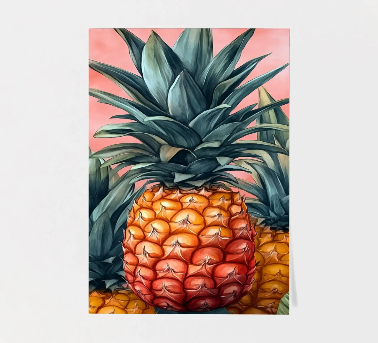 Pineapples sticker sheet by Justyna Jaszke JBJart