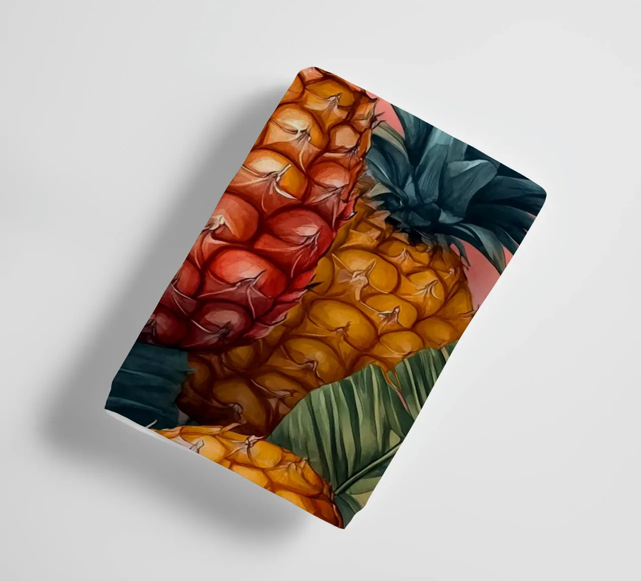 Pineapples towel by Justyna Jaszke JBJart