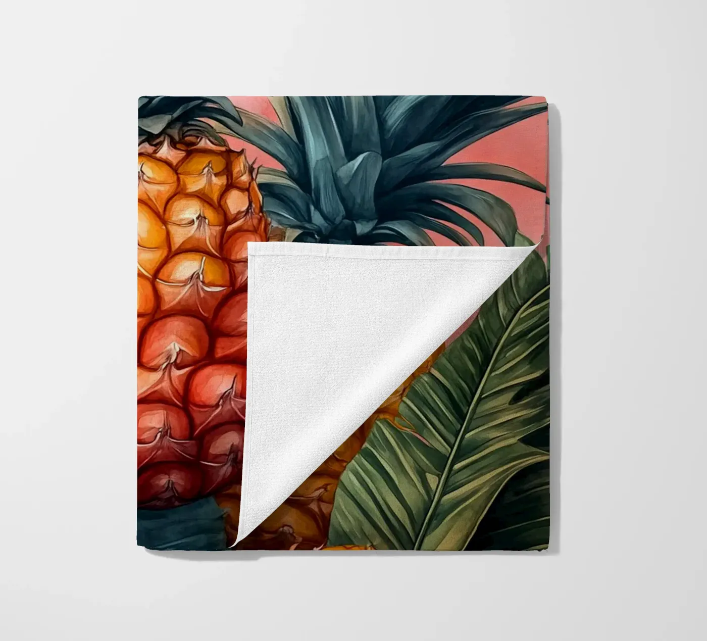 Pineapples strandhanddoek van Justyna Jaszke JBJart