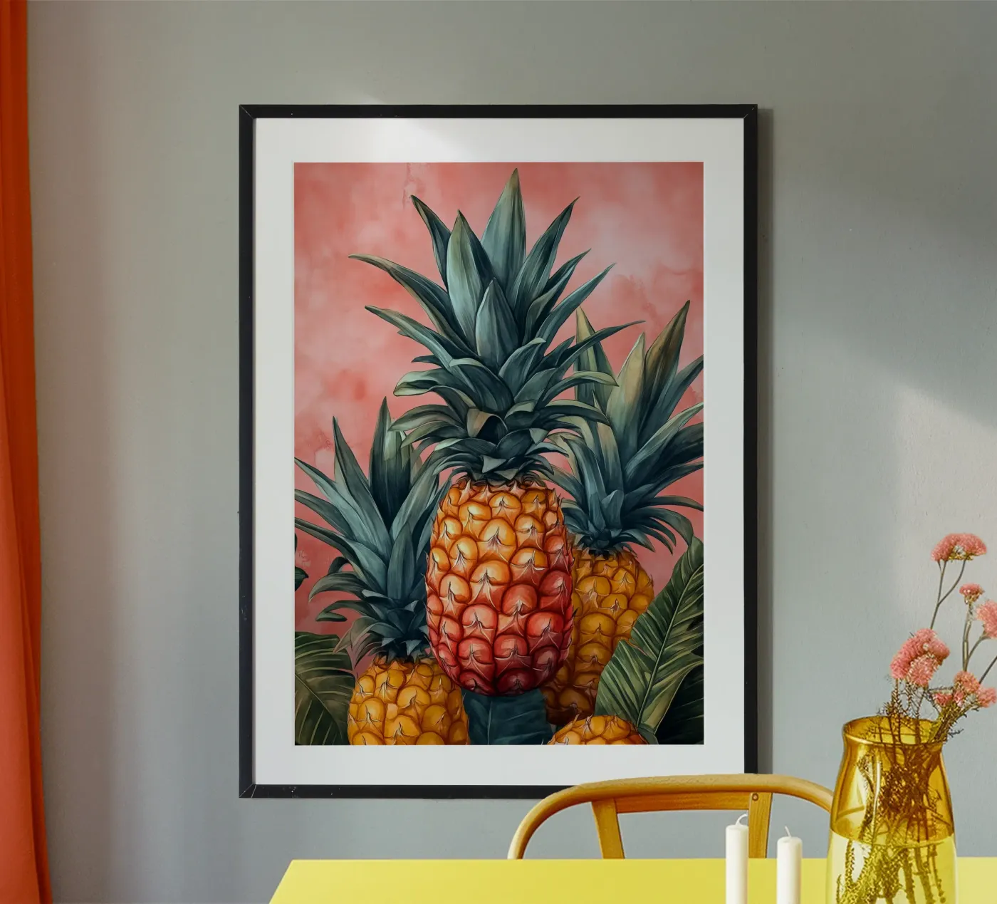 Pineapples poster da Justyna Jaszke JBJart