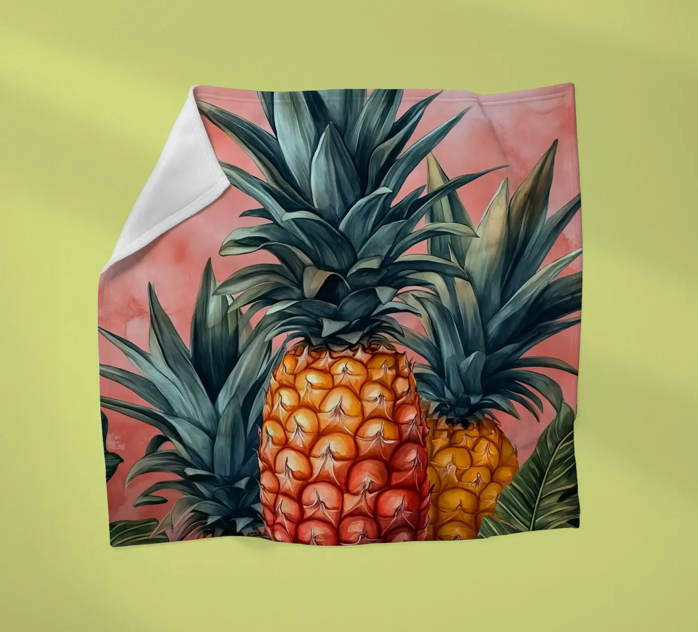 Ananas plaid polaire de Justyna Jaszke JBJart