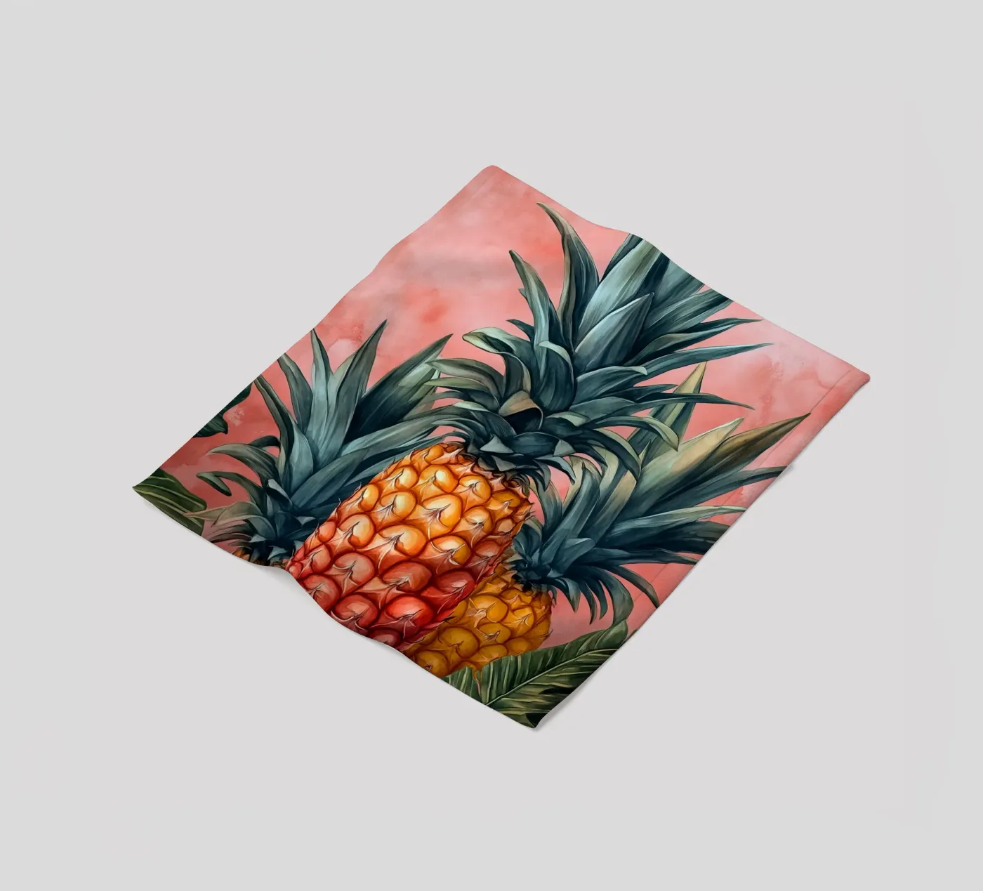 Ananas plaid polaire de Justyna Jaszke JBJart