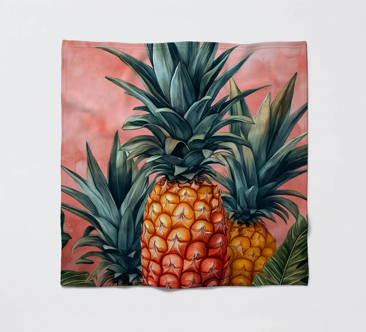 Ananas fleecedeken van Justyna Jaszke JBJart