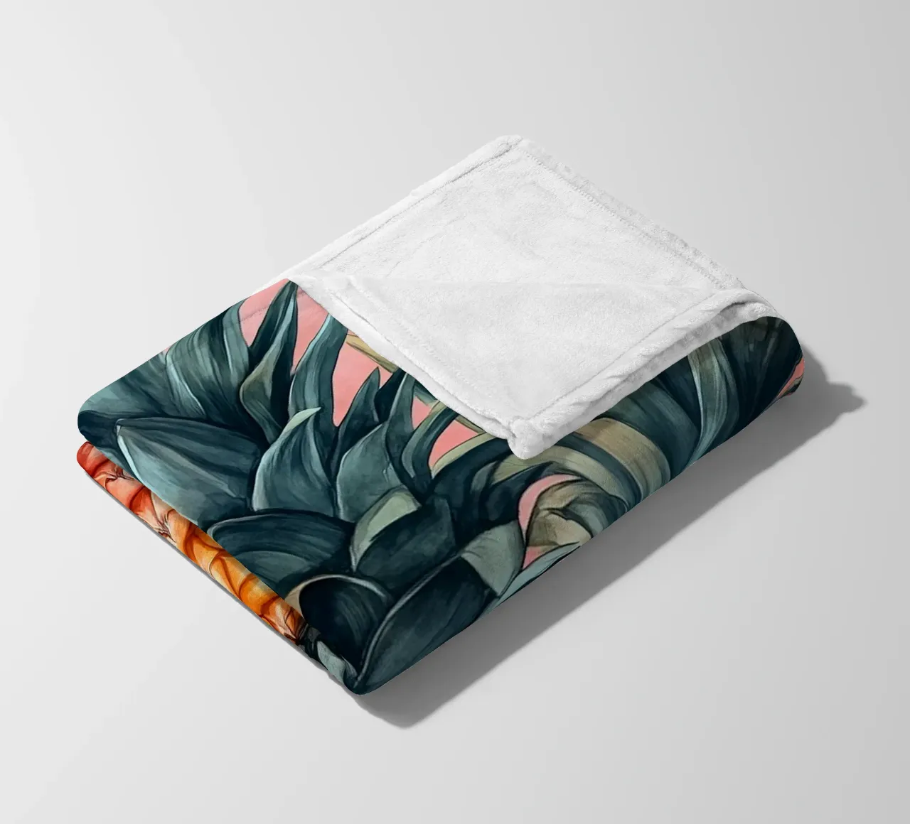 Ananas fleecedeken van Justyna Jaszke JBJart