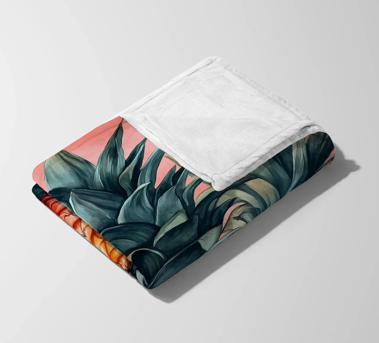 Ananas fleecedeken van Justyna Jaszke JBJart