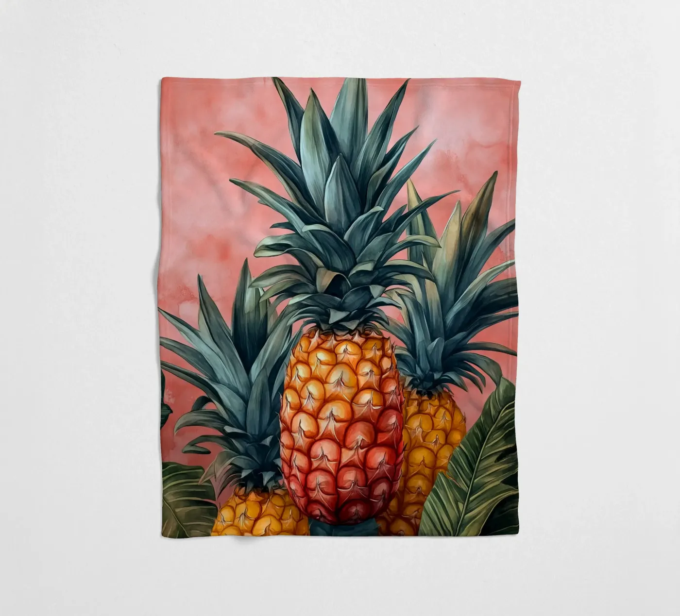 Ananas plaid polaire de Justyna Jaszke JBJart