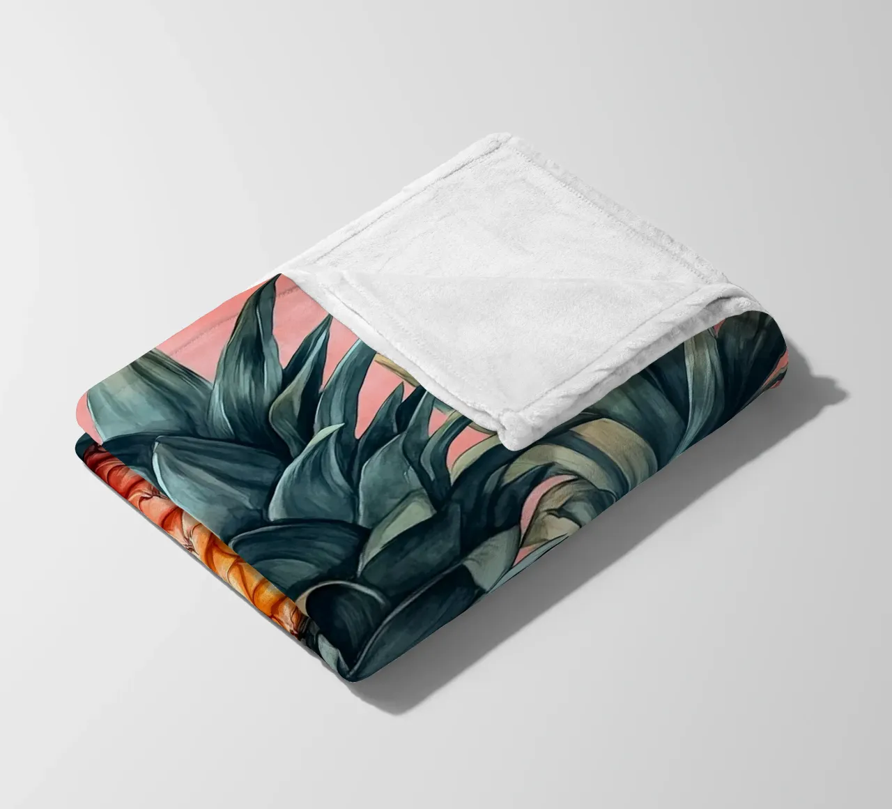 Ananas fleecedeken van Justyna Jaszke JBJart