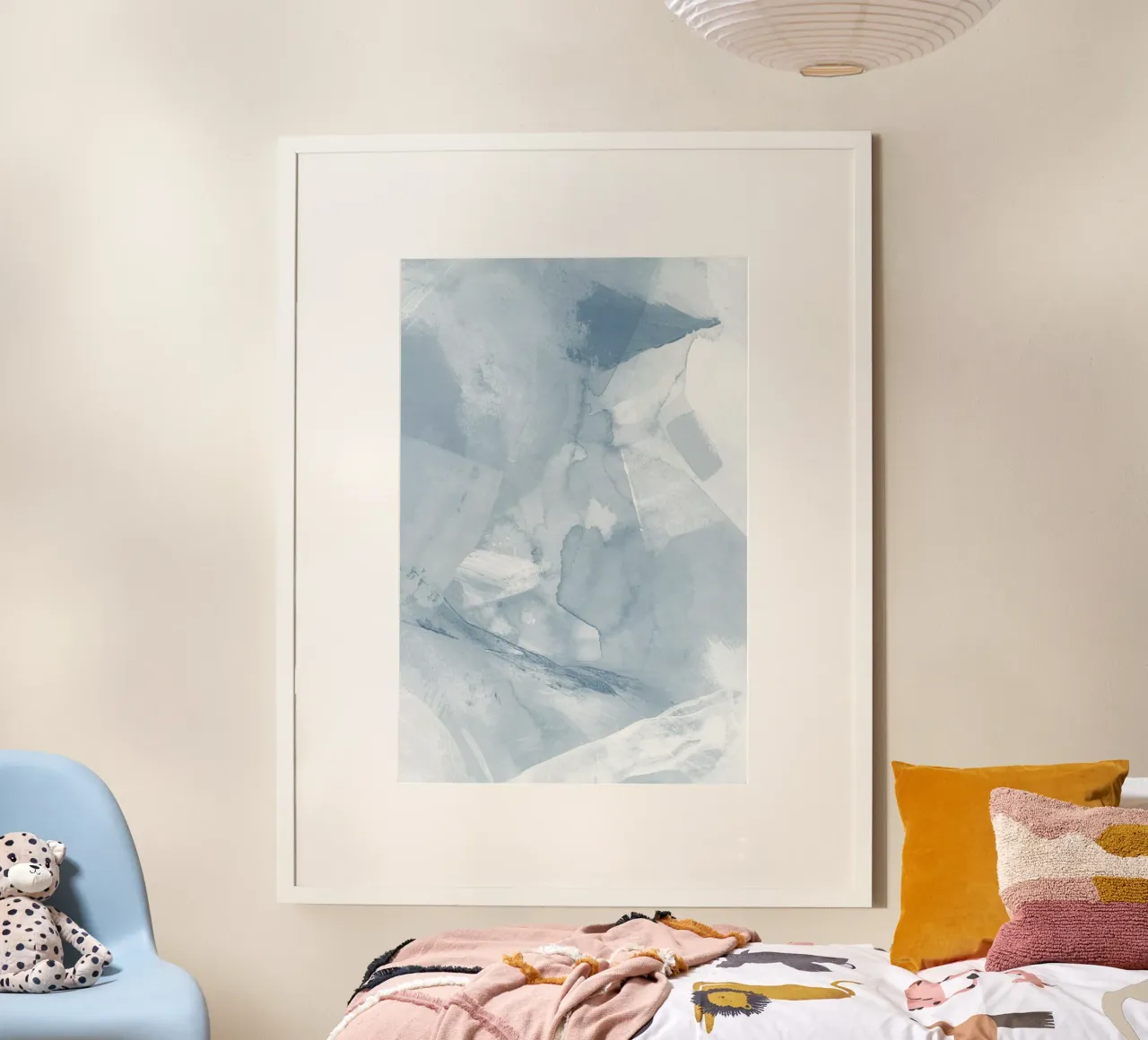 Pennellate di toni blu 5 poster da NouveauPrints