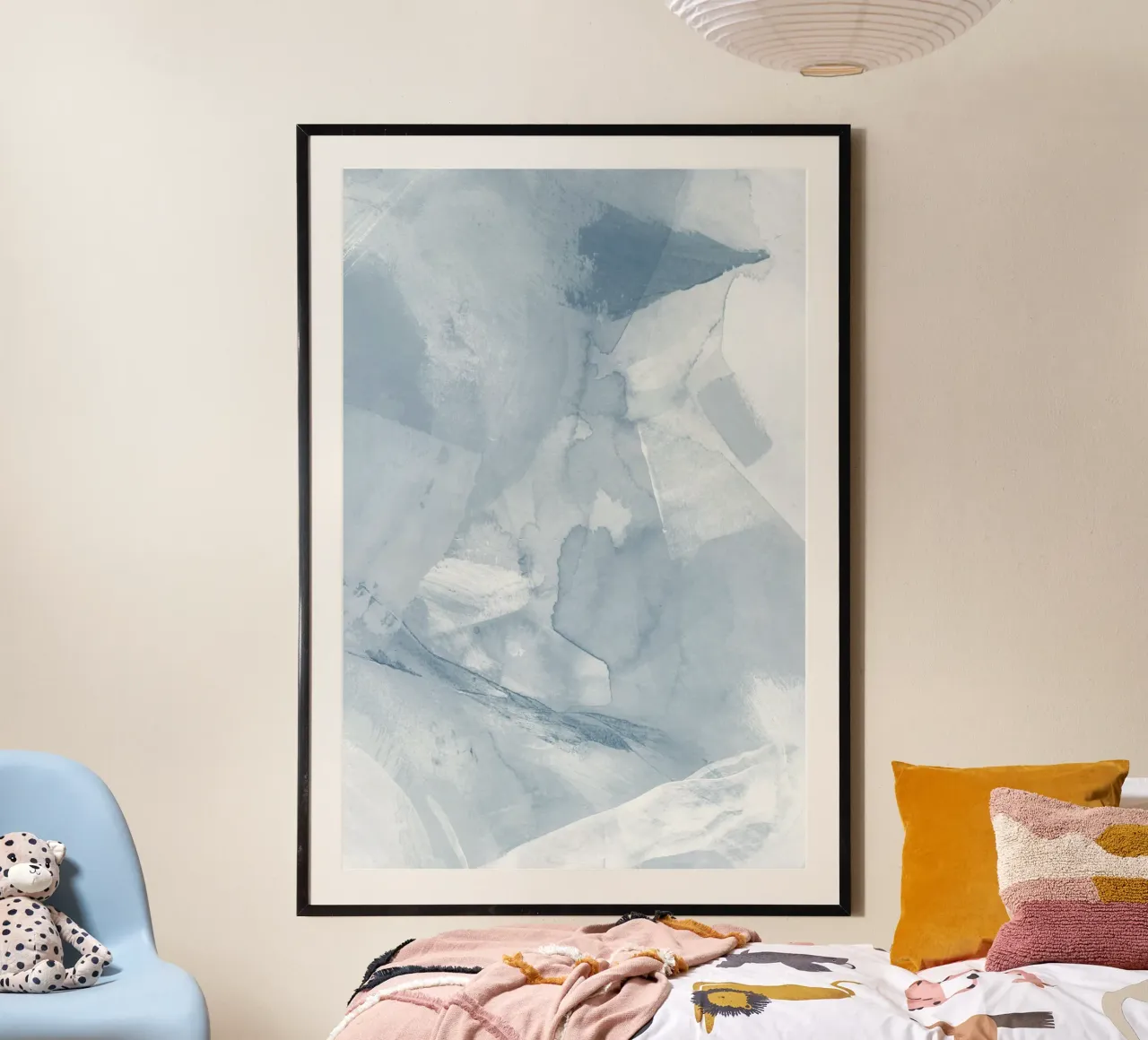 Pennellate di toni blu 5 poster da NouveauPrints