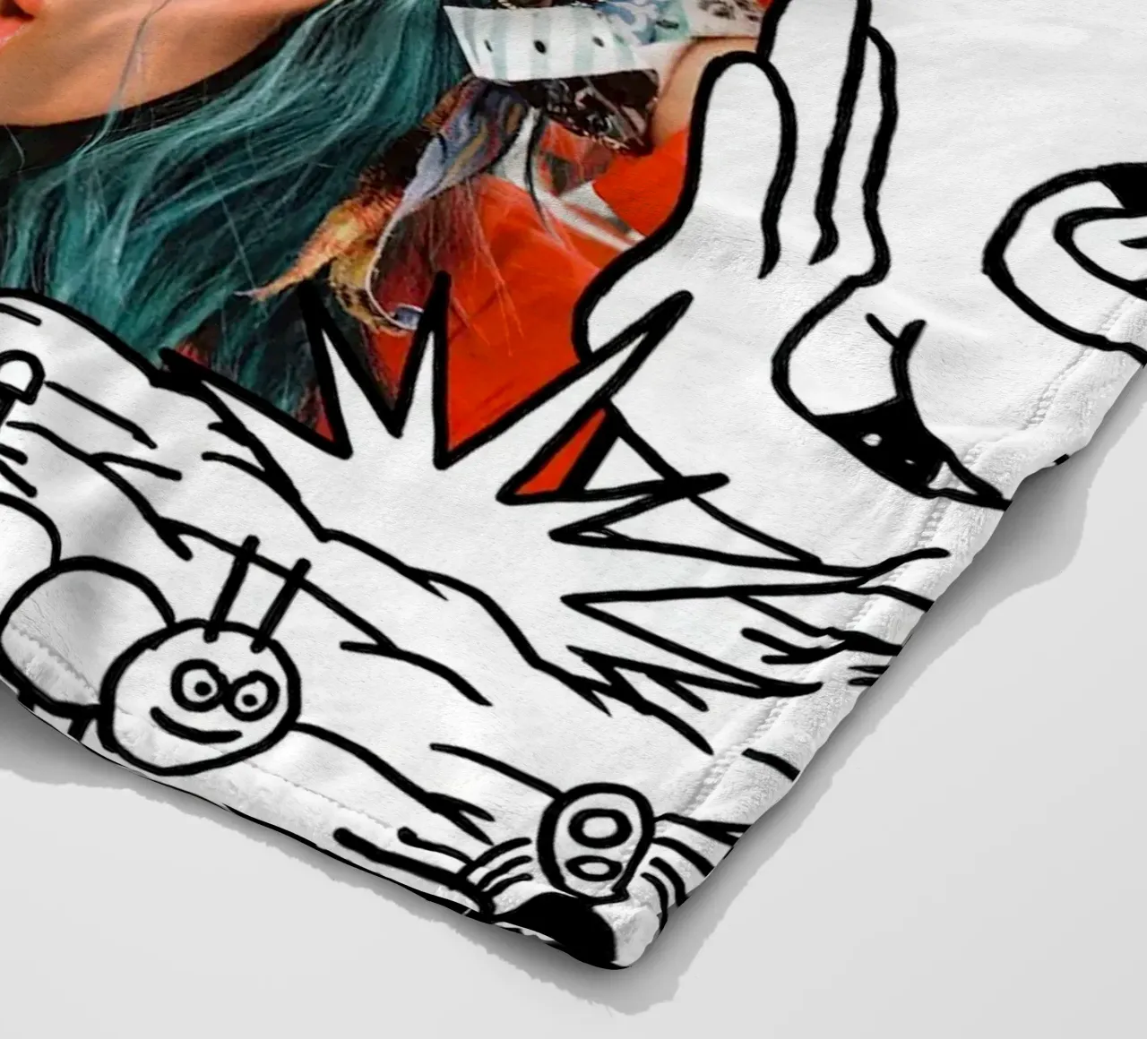Ragazze dello spazio coperta in pile da Green