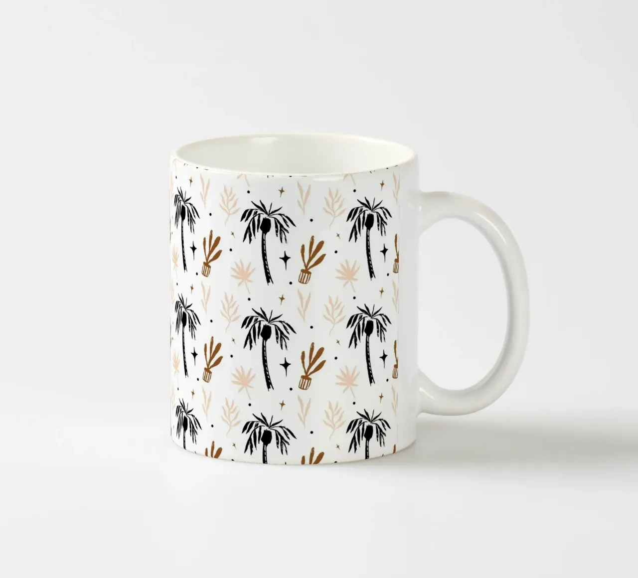 Seaside Pattern No 01 Keramik Tasse von treechild