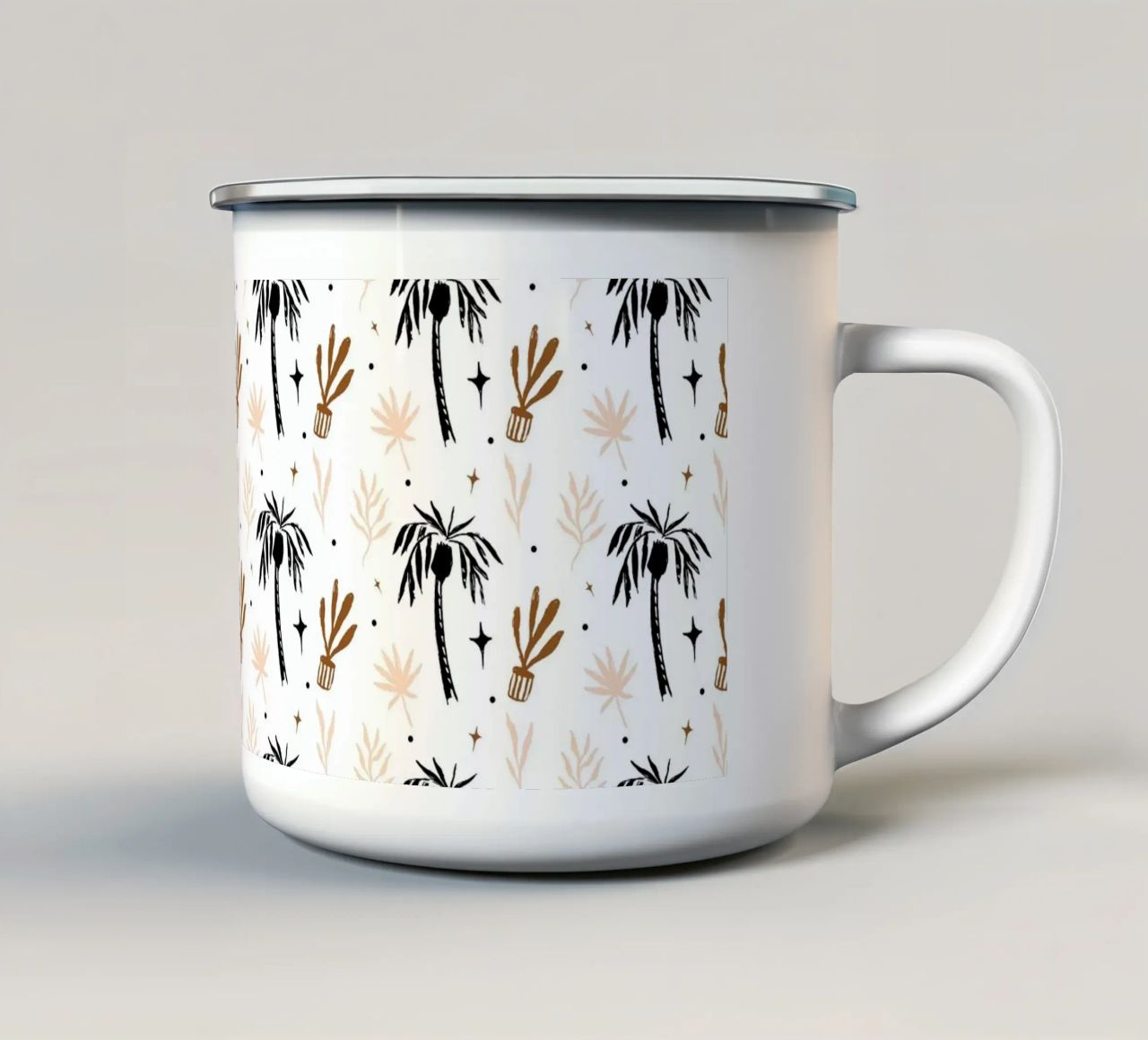 Seaside Pattern No 01 tazza in smalto da treechild