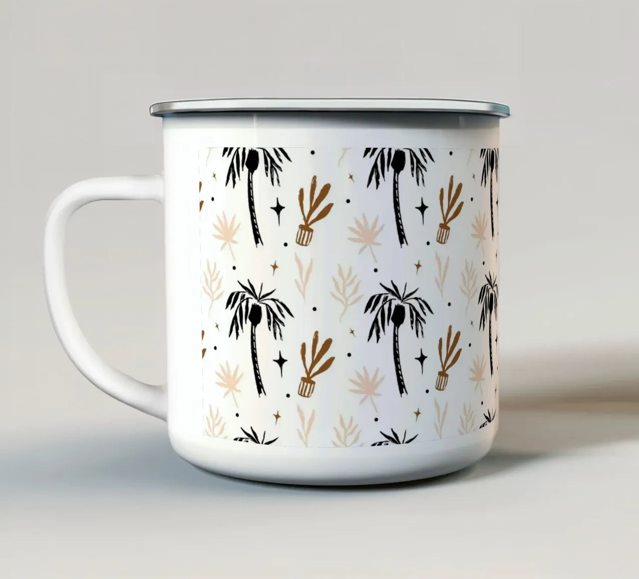 Seaside Pattern No 01 tazza in smalto da treechild