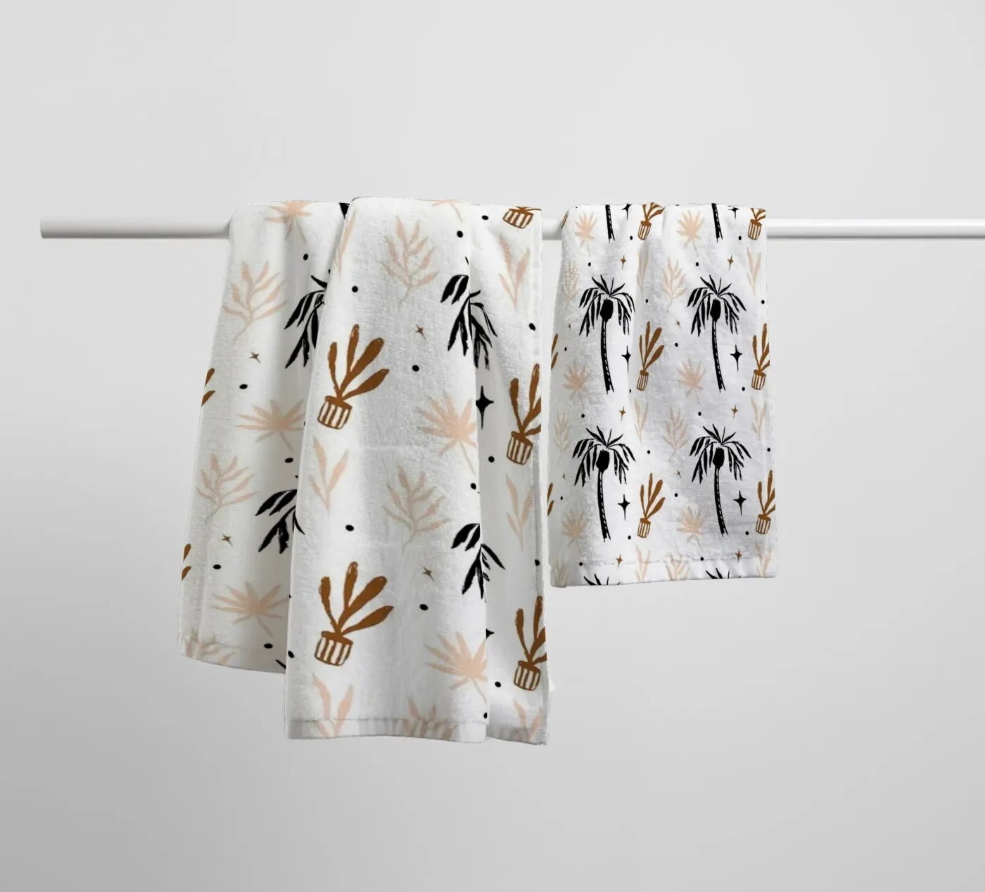 Seaside Pattern No 01 badhanddoek van treechild