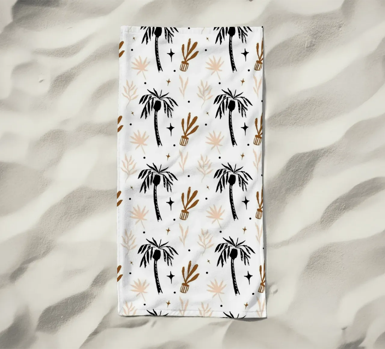 Seaside Pattern No 01 Strandtuch von treechild