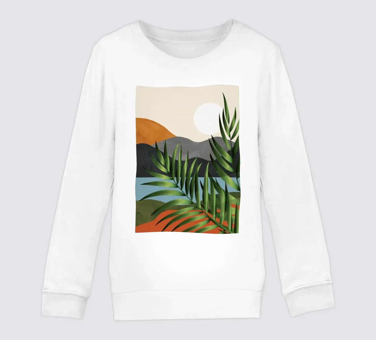 Abstract Tropical Art 4 felpa bambino da cityart