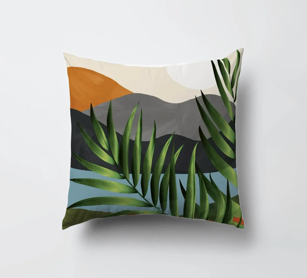 Abstract Tropical Art 4 cuscino da cityart