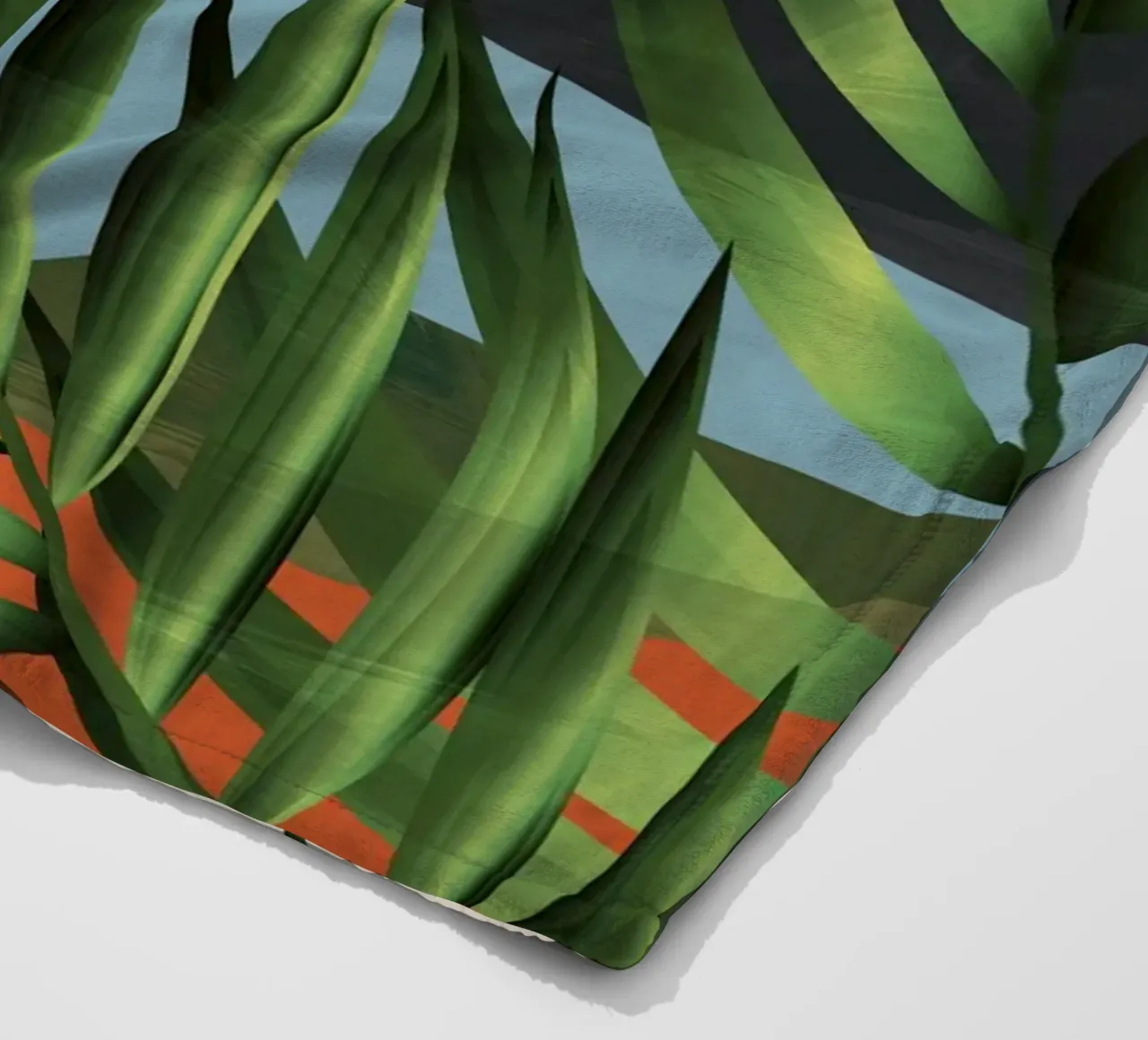 Abstract Tropical Art 4 coperta in pile da cityart