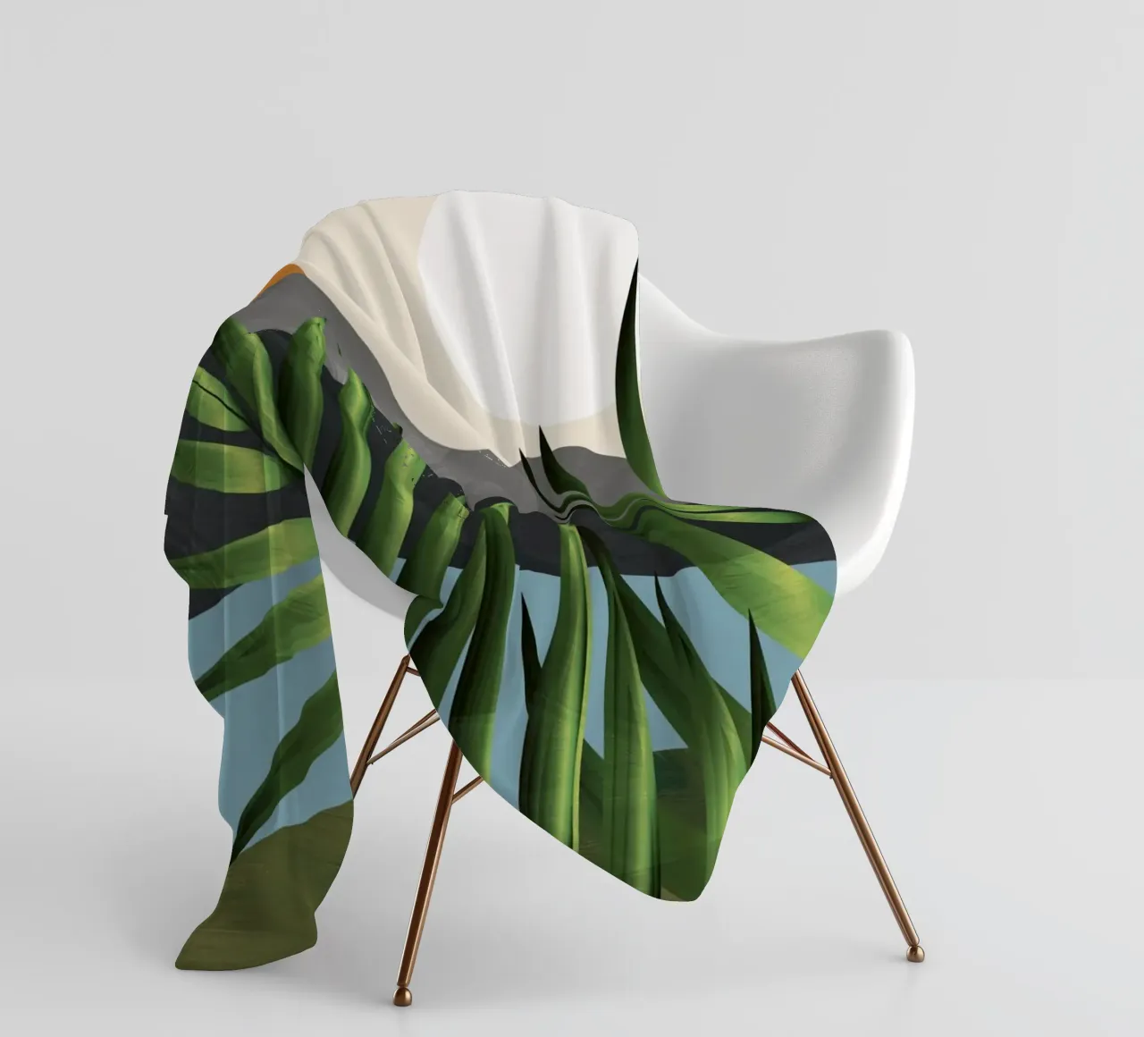Abstract Tropical Art 4 coperta in pile da cityart