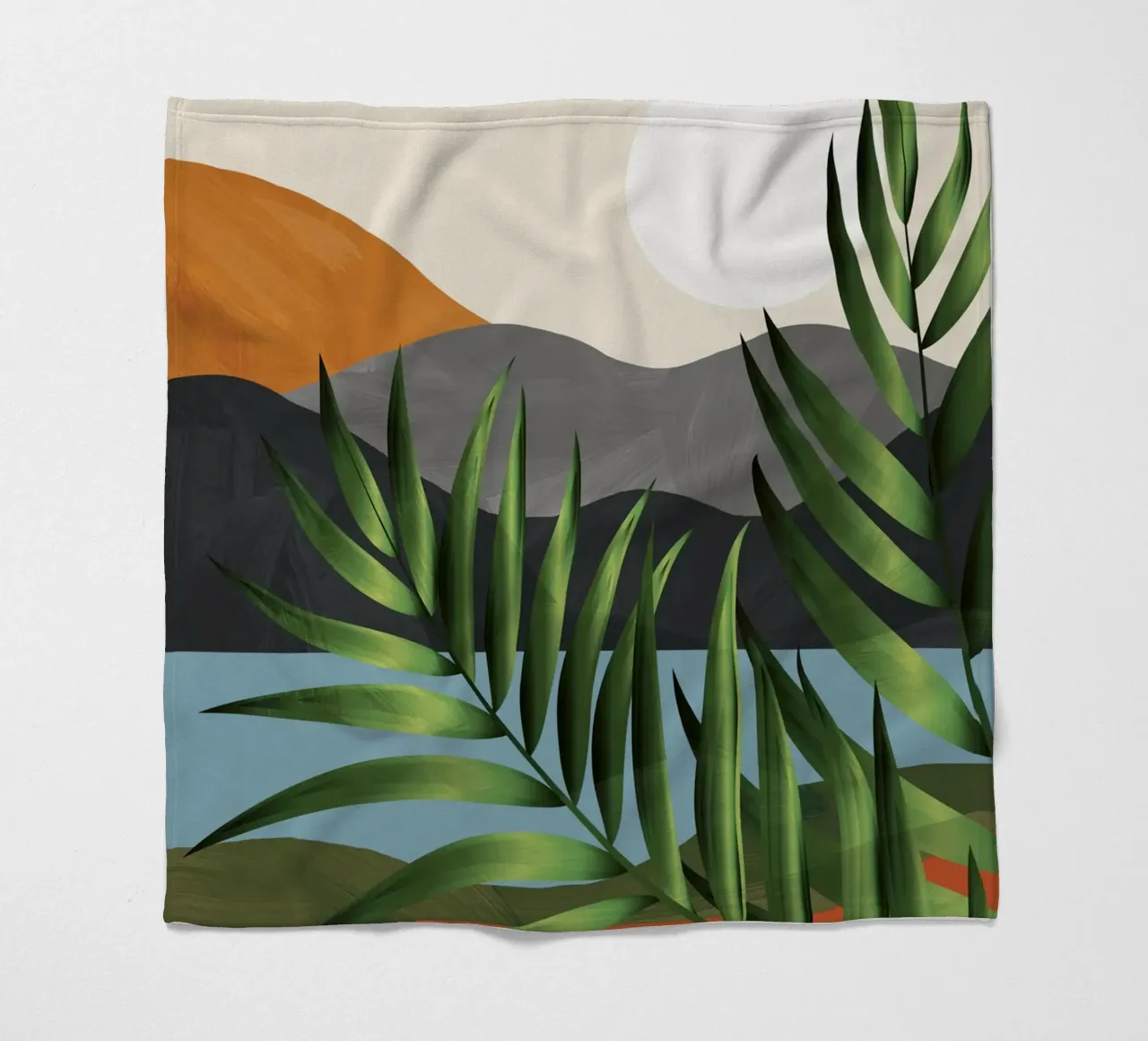 Abstract Tropical Art 4 coperta in pile da cityart