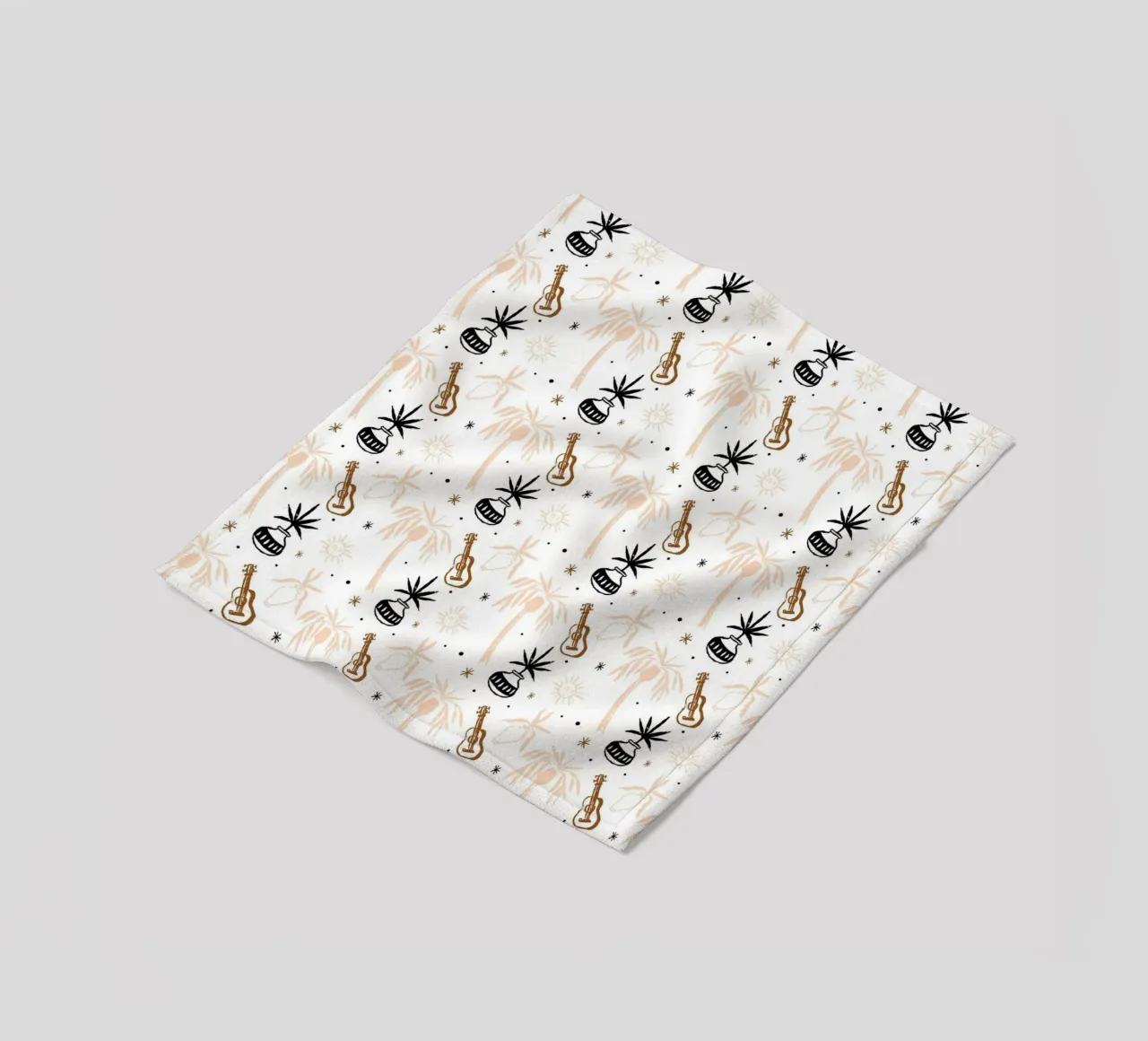 Seaside Pattern No 02 coperta in pile da treechild