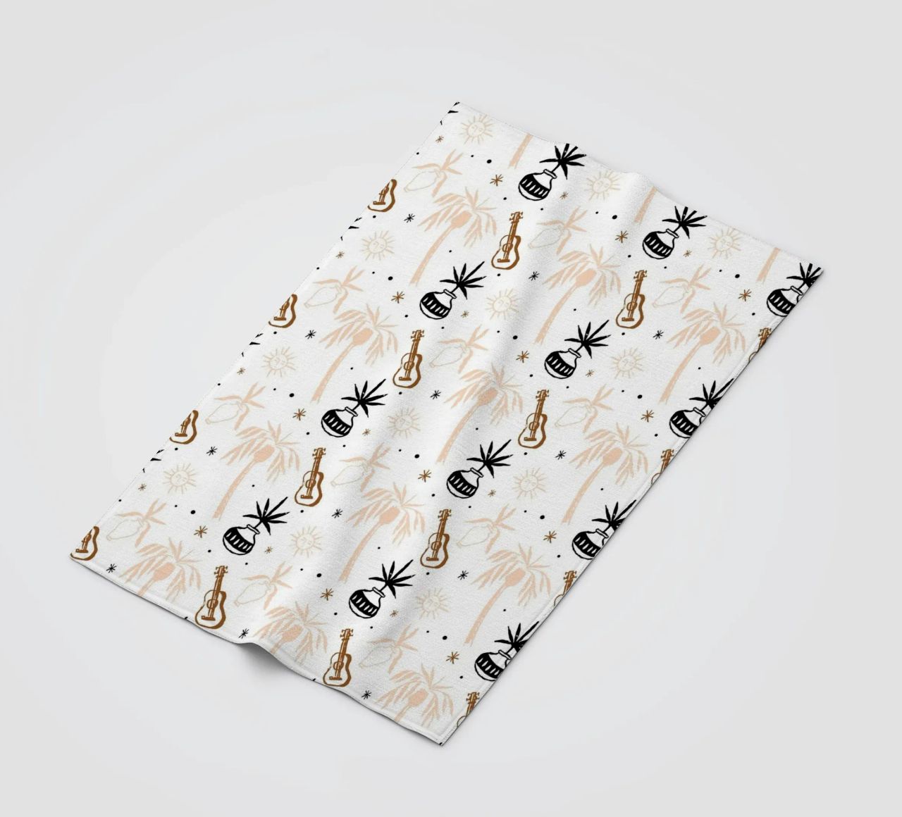 Seaside Pattern No 02 coperta in pile da treechild
