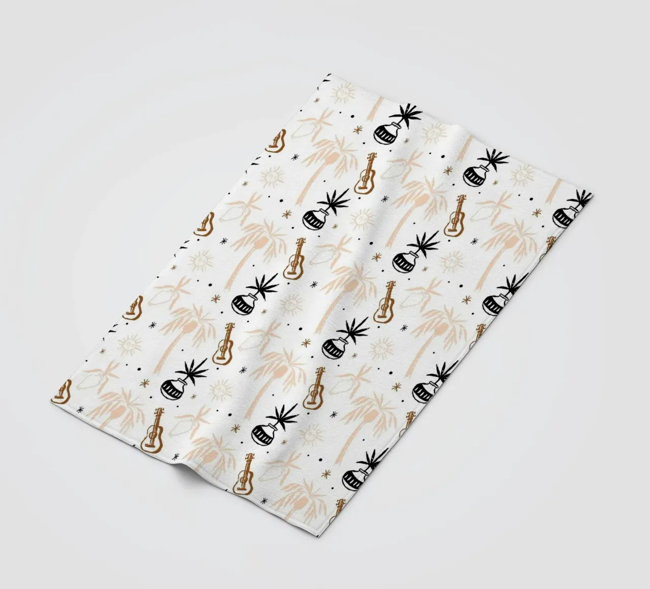 Seaside Pattern No 02 coperta in pile da treechild