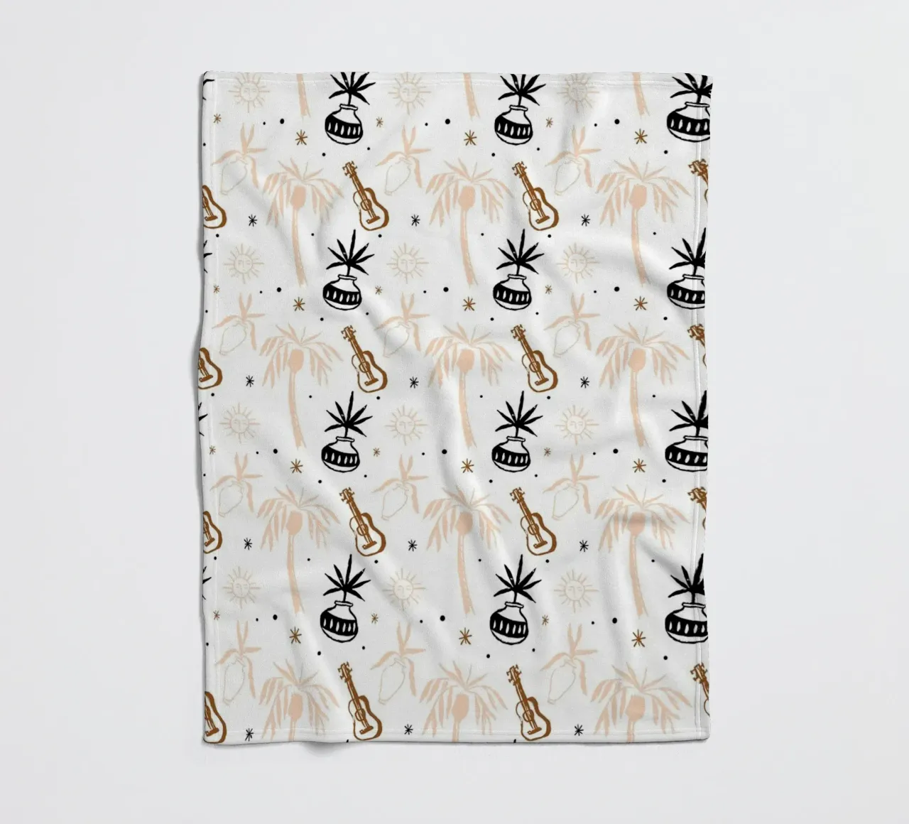 Seaside Pattern No 02 Fleecedecke von treechild