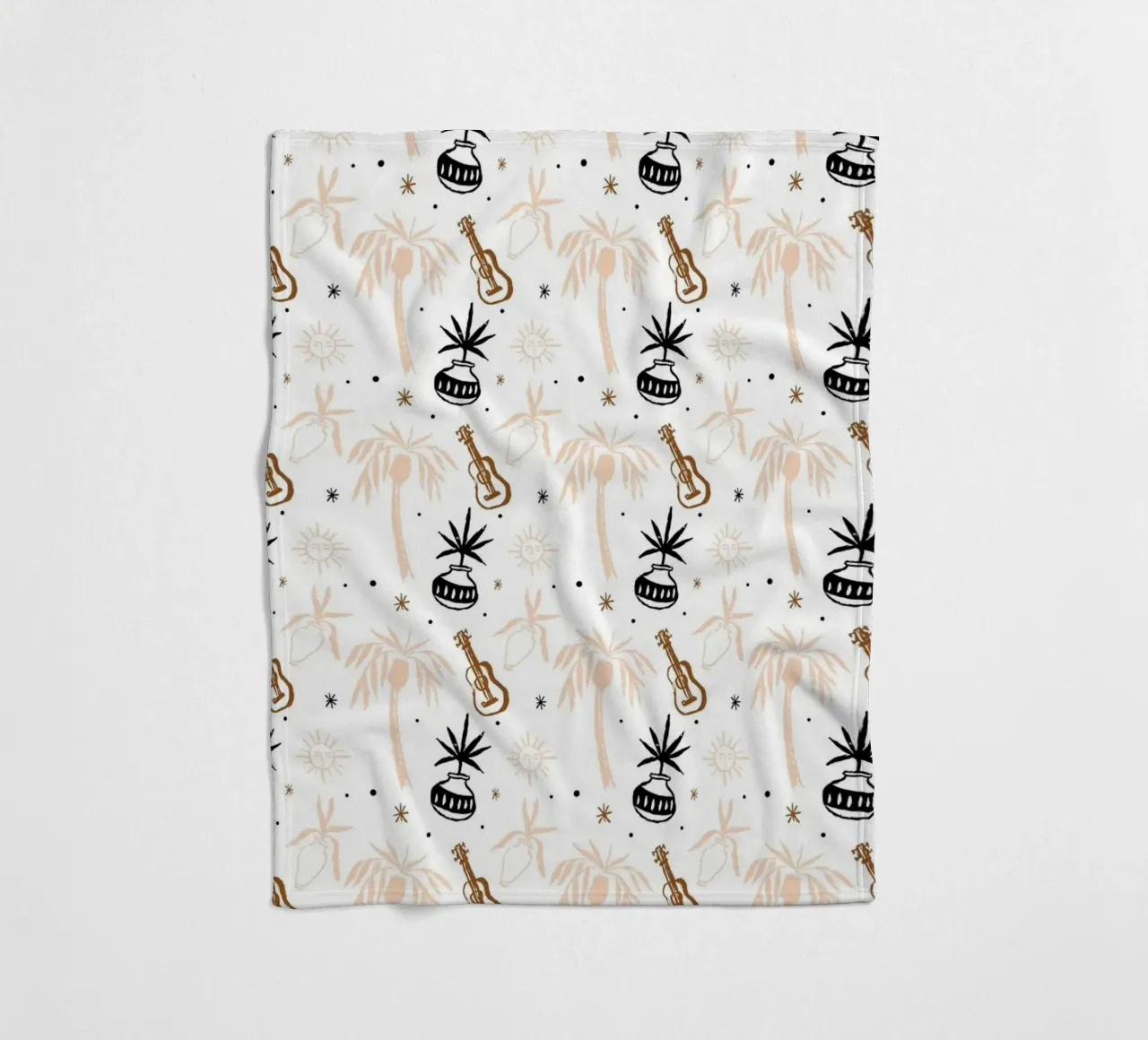 Seaside Pattern No 02 Fleecedecke von treechild