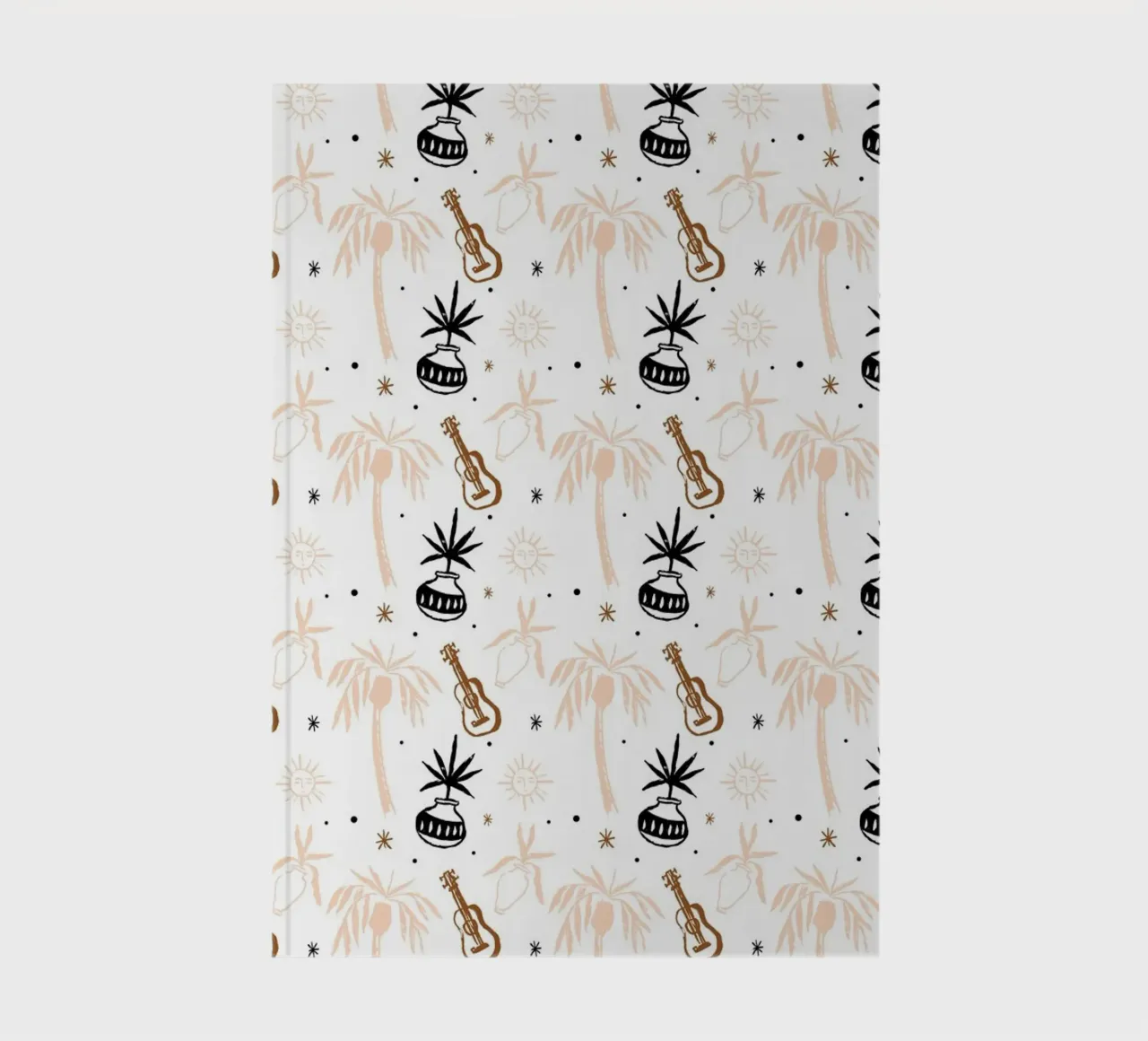 Seaside Pattern No 02 Notizbuch von treechild