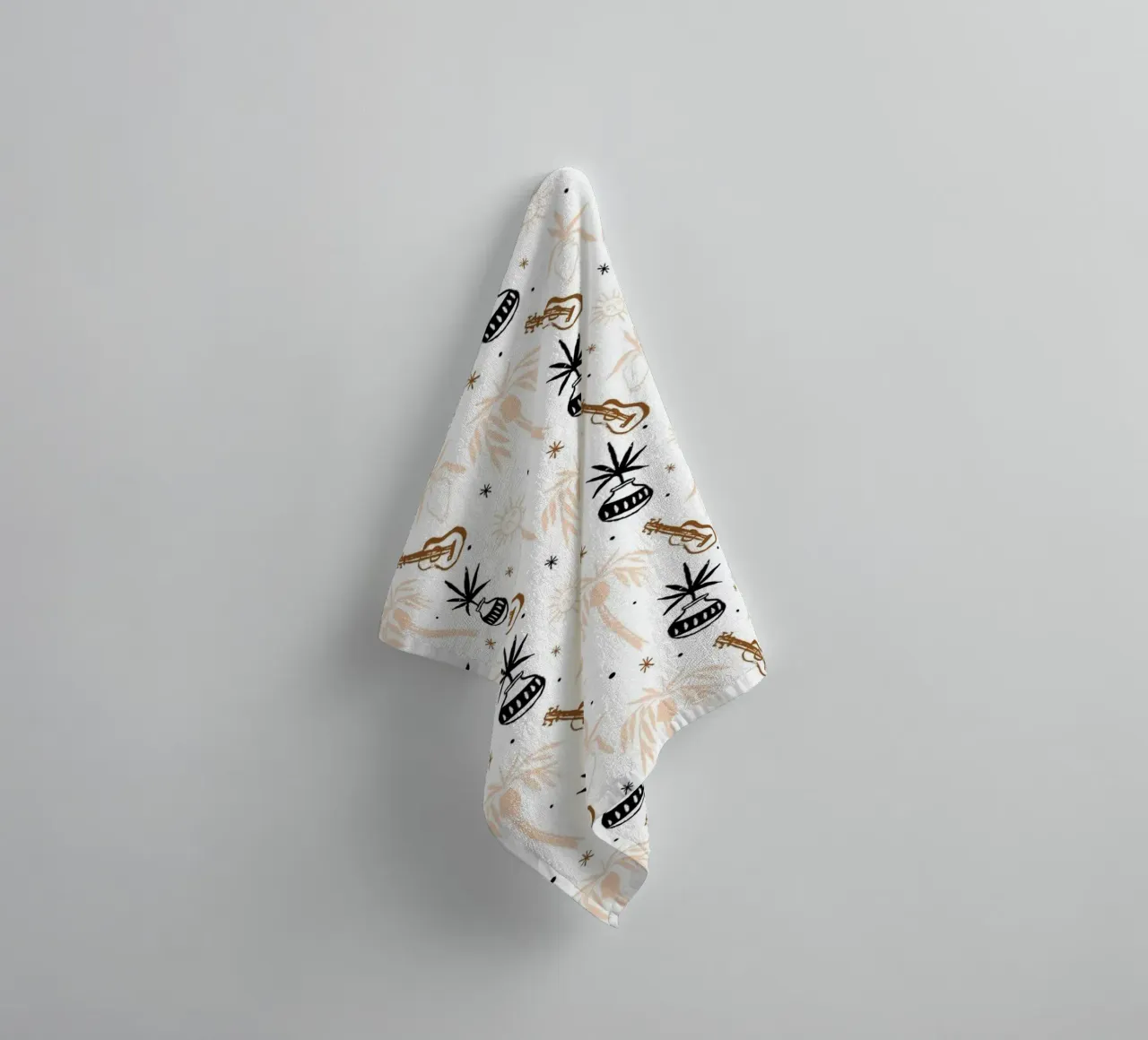 Seaside Pattern No 02 towel by treechild