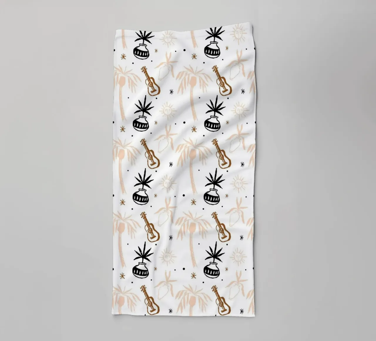 Seaside Pattern No 02 towel by treechild