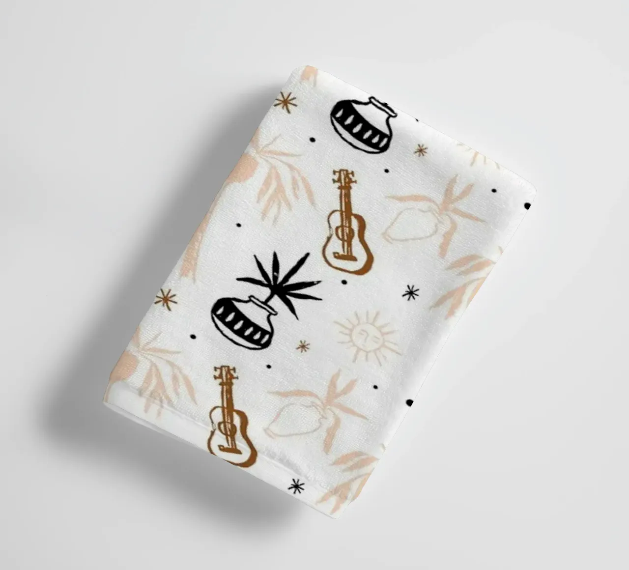 Seaside Pattern No 02 towel by treechild