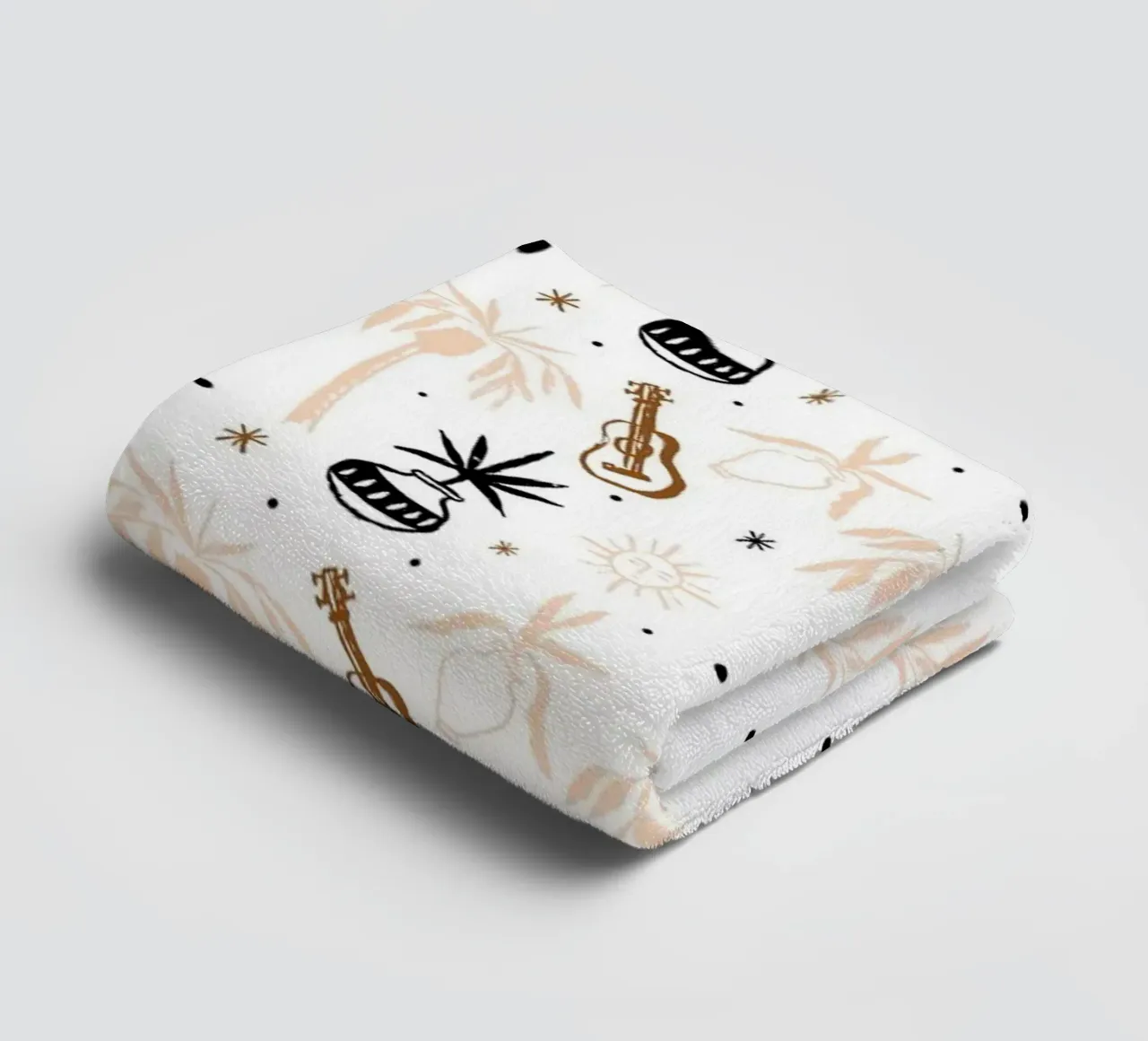 Seaside Pattern No 02 towel by treechild