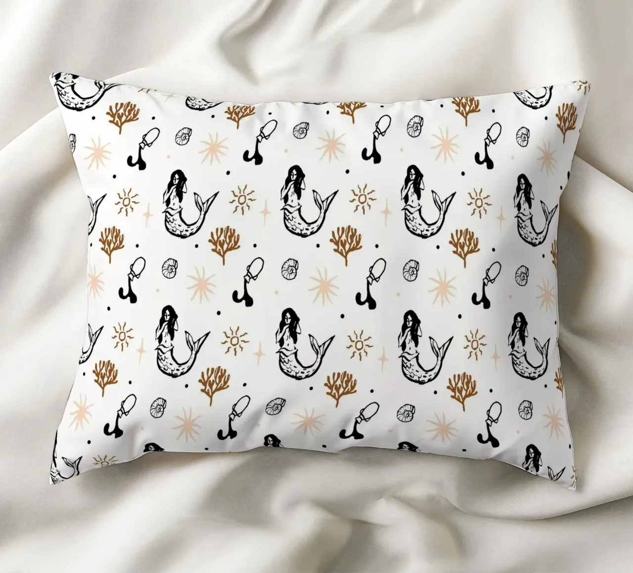 Seaside Pattern No 03 kussen van treechild