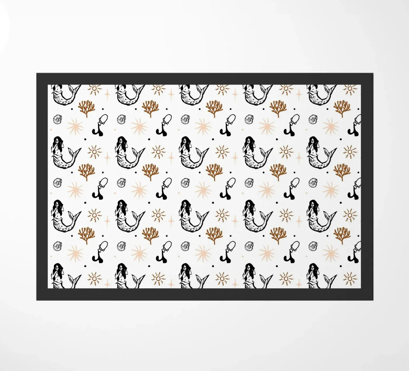 Seaside Pattern No 03 doormat by treechild