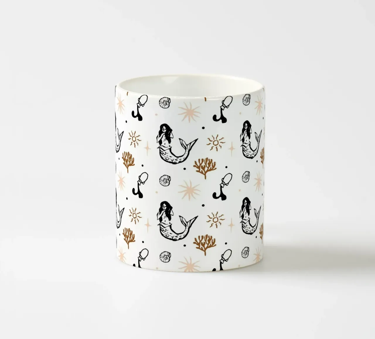 Seaside Pattern No 03 keramische mok van treechild