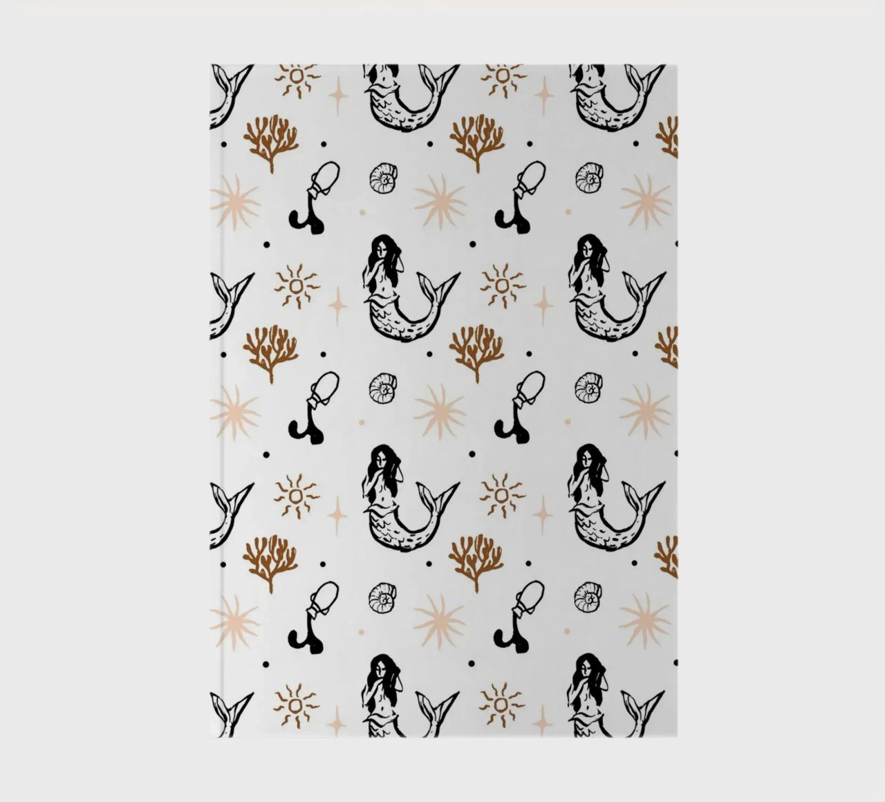 Seaside Pattern No 03 notebook by treechild