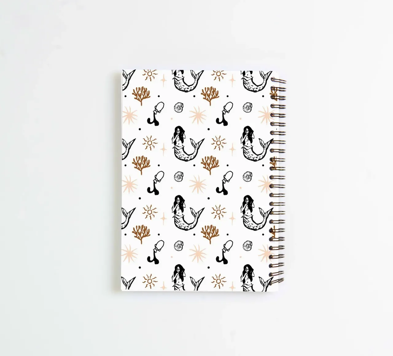Seaside Pattern No 03 diario ad anelli da treechild