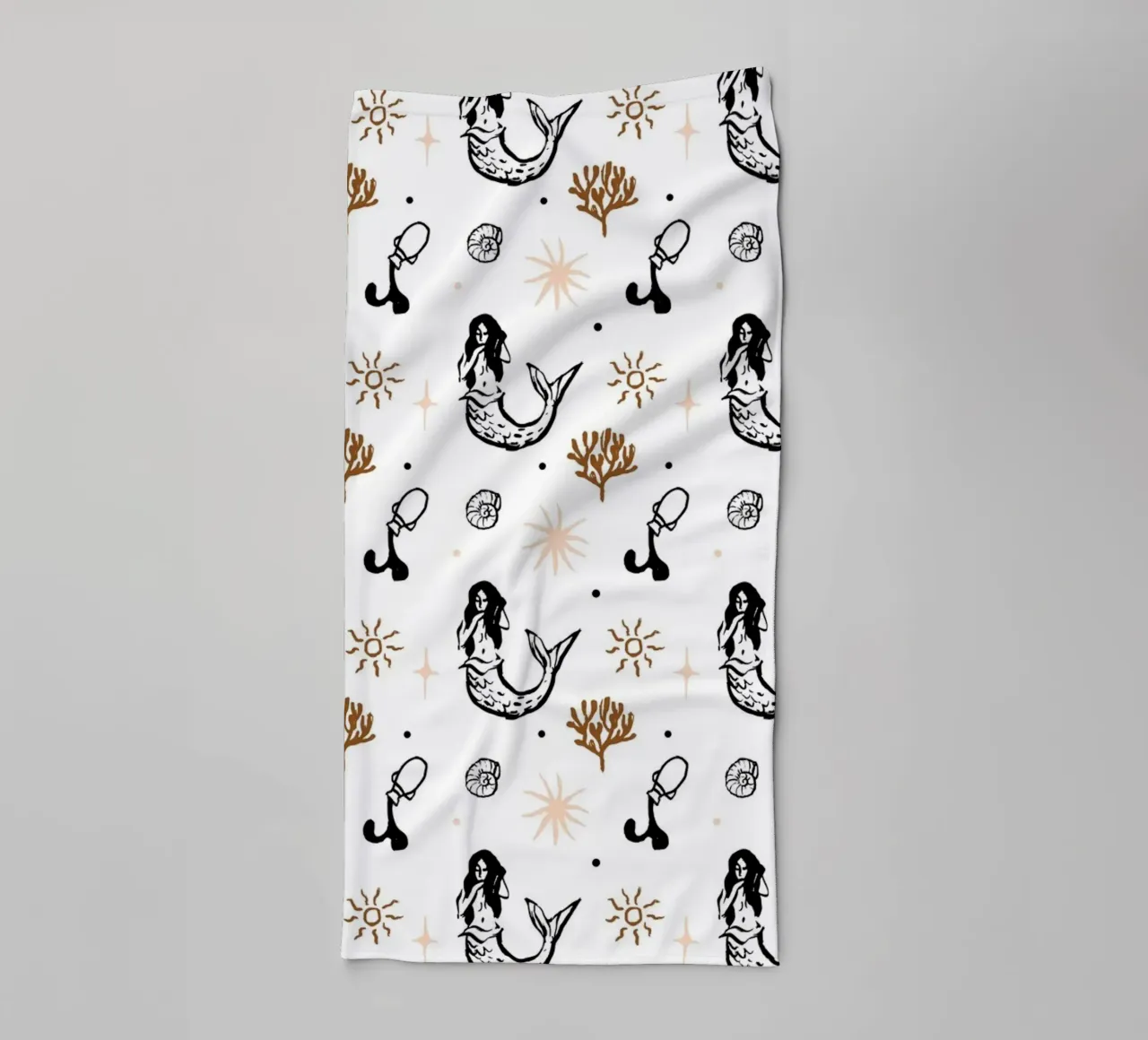 Seaside Pattern No 03 Handtuch von treechild