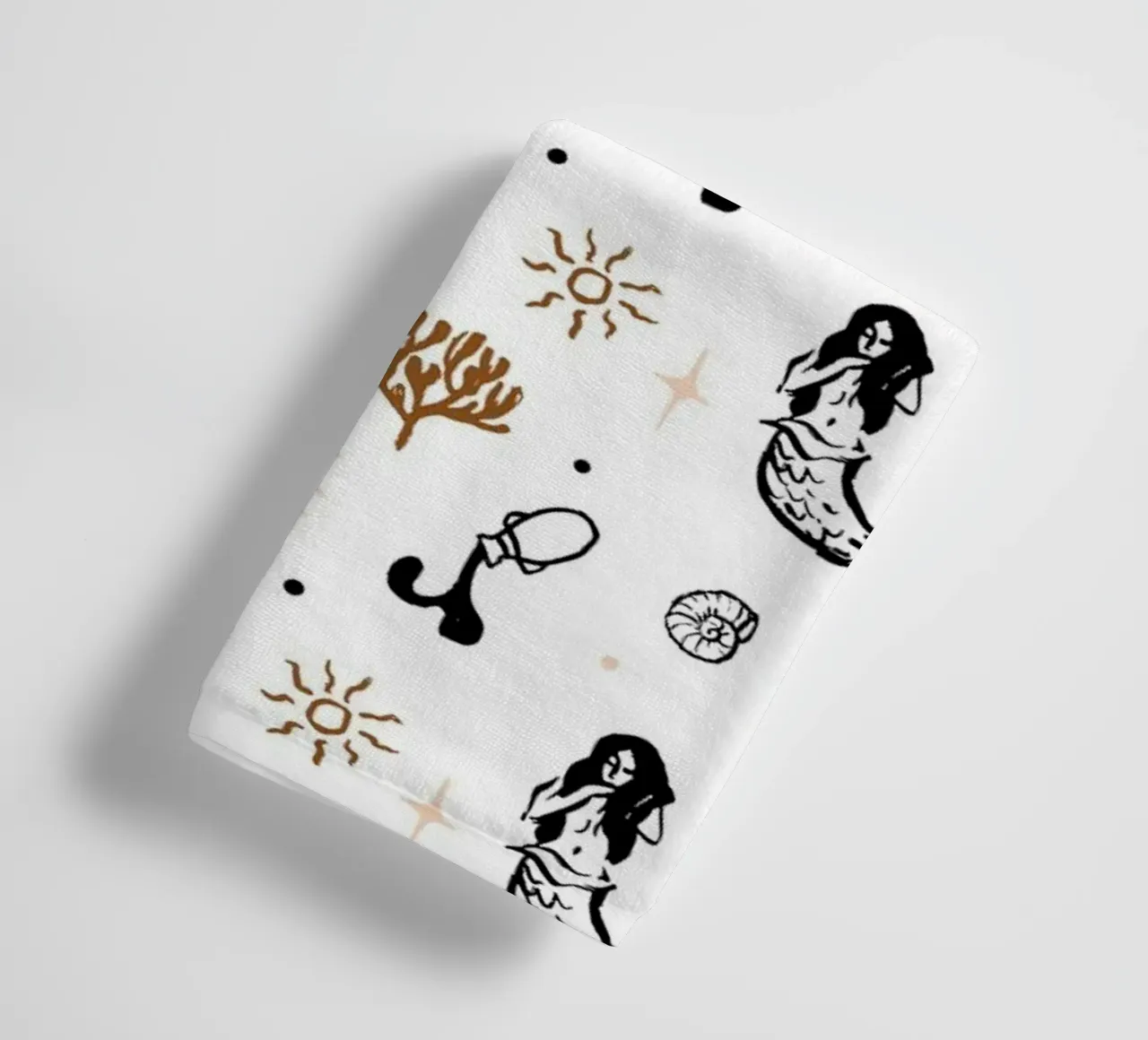 Seaside Pattern No 03 Handtuch von treechild