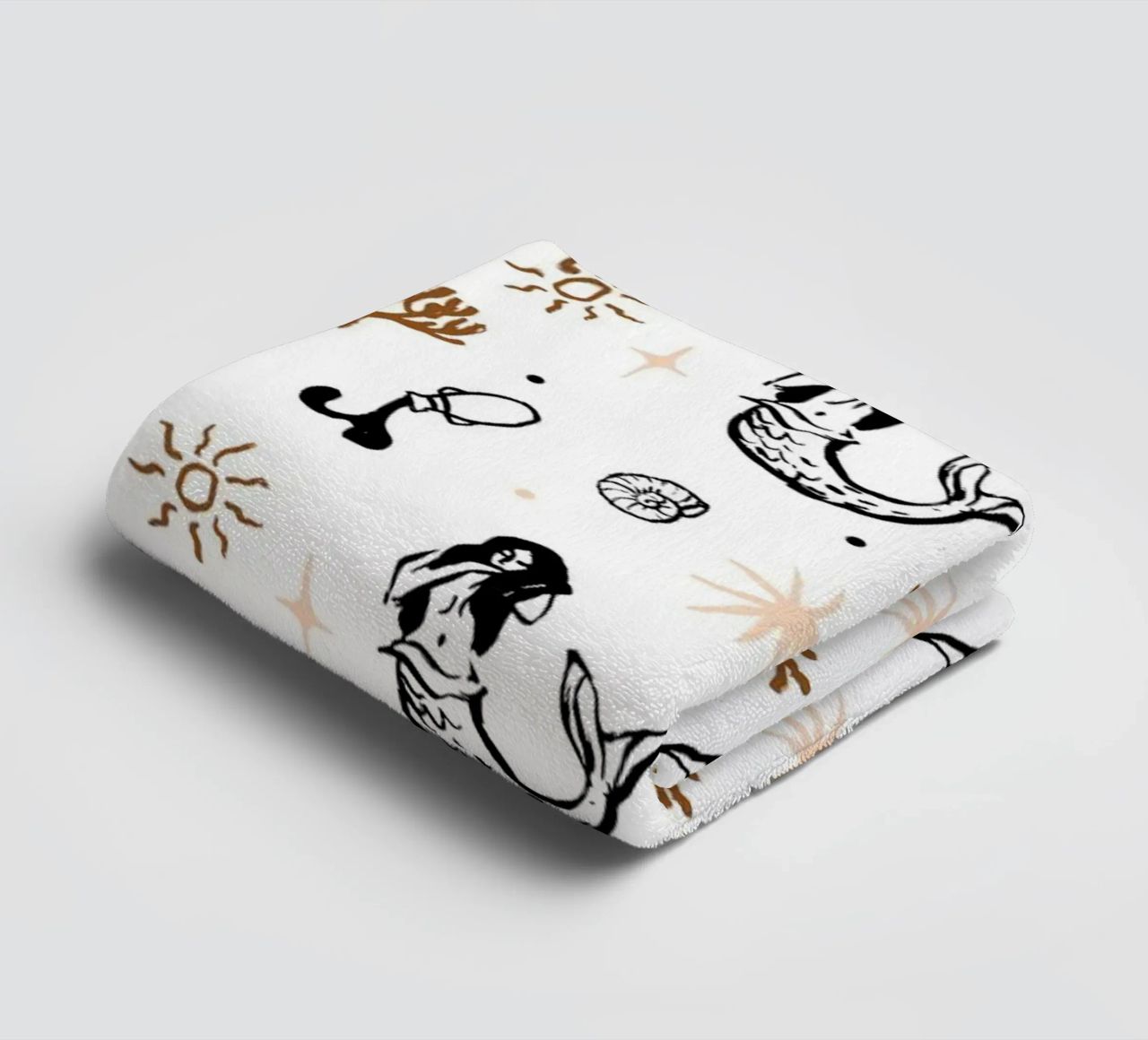 Seaside Pattern No 03 asciugamano da bagno da treechild