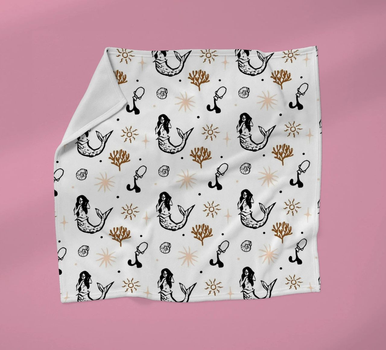 Seaside Pattern No 03 coperta in pile da treechild