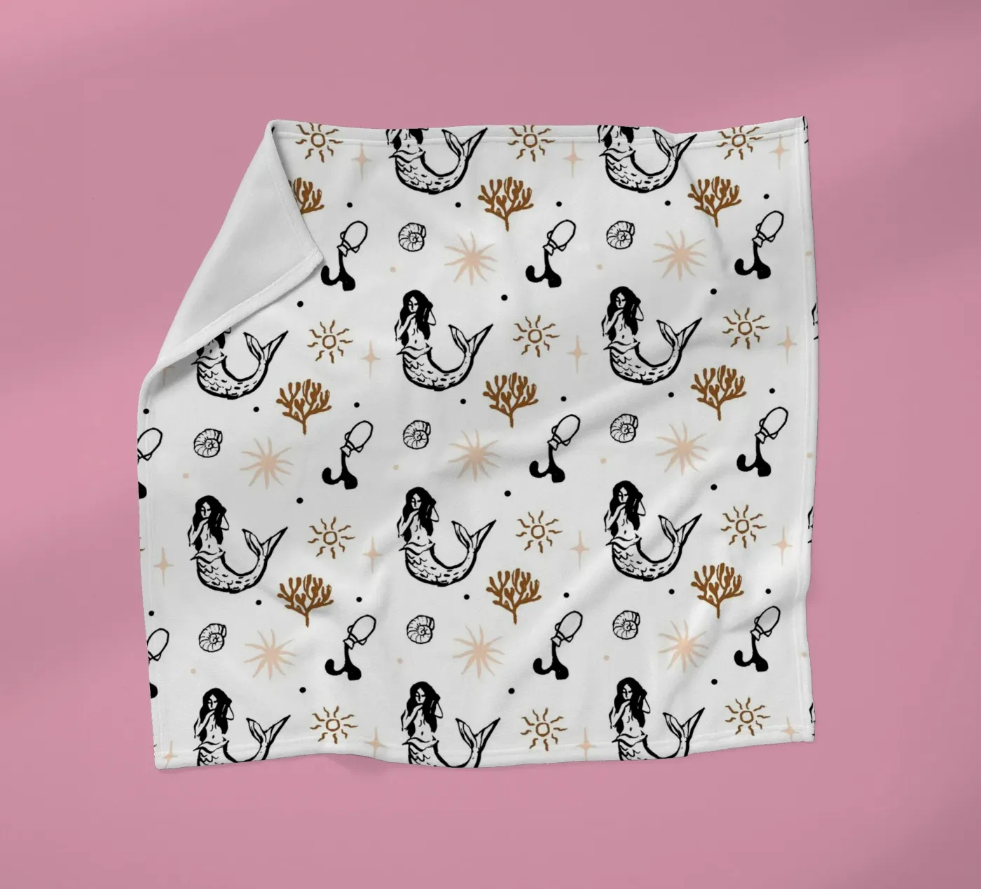 Seaside Pattern No 03 fleecedeken van treechild