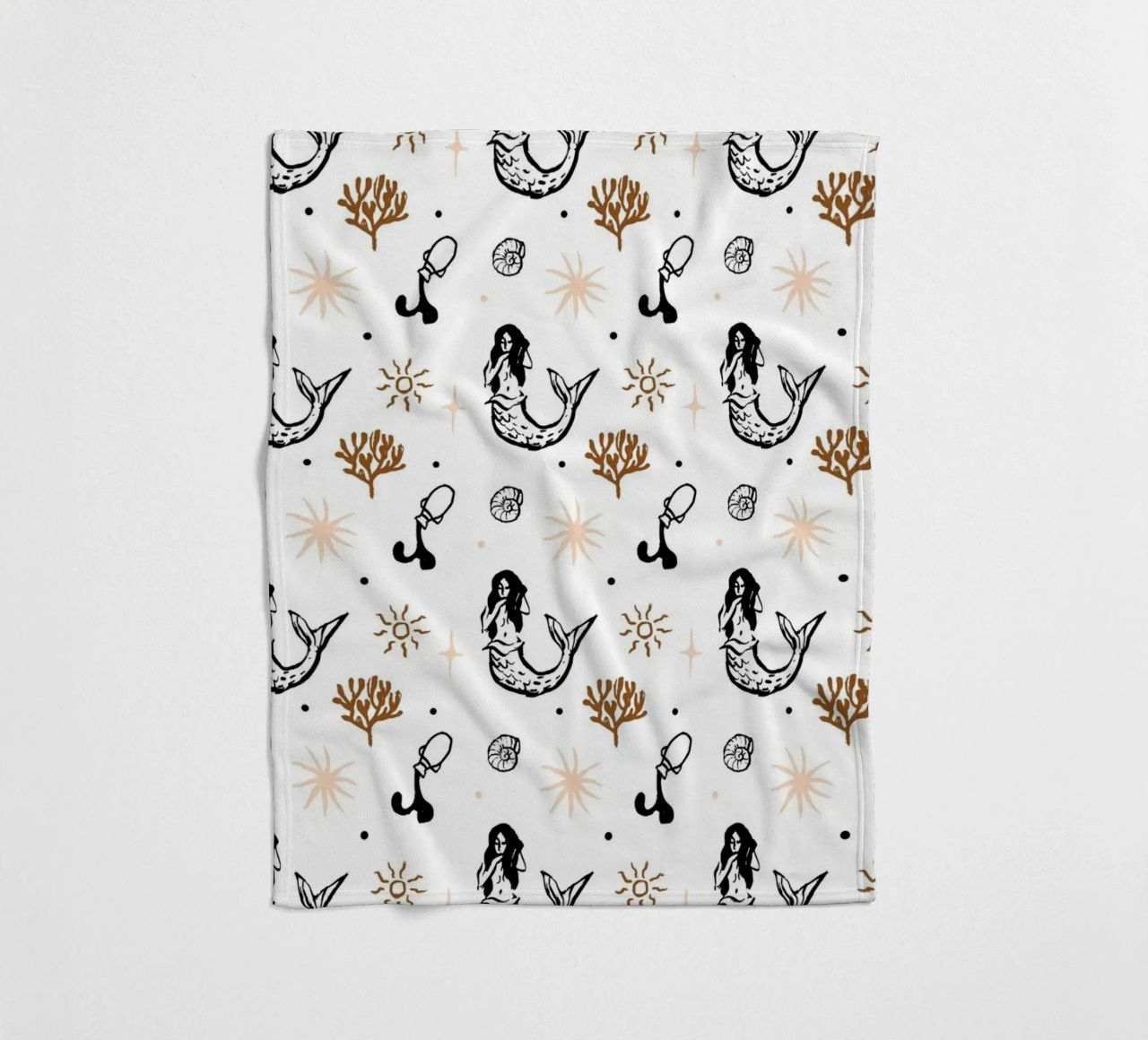 Seaside Pattern No 03 coperta in pile da treechild