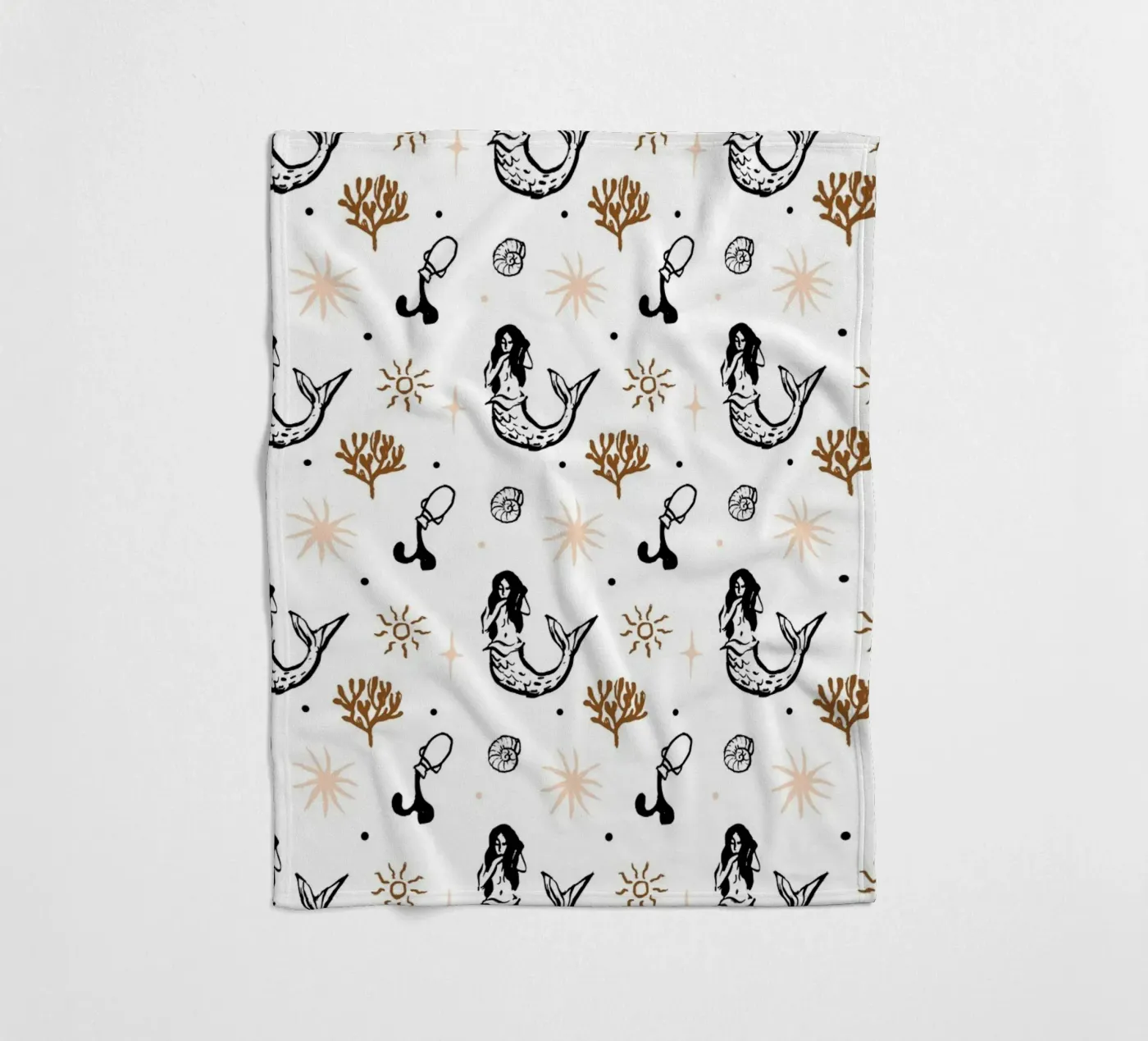 Seaside Pattern No 03 fleecedeken van treechild