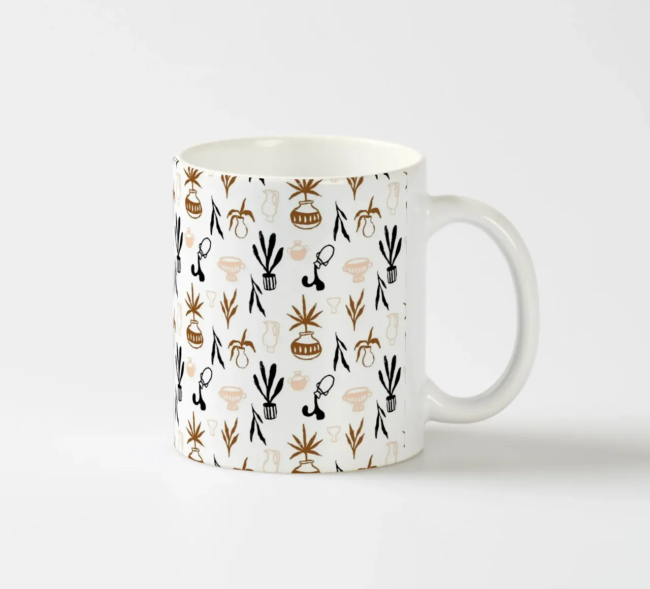 Seaside Pattern No 04 Keramik Tasse von treechild