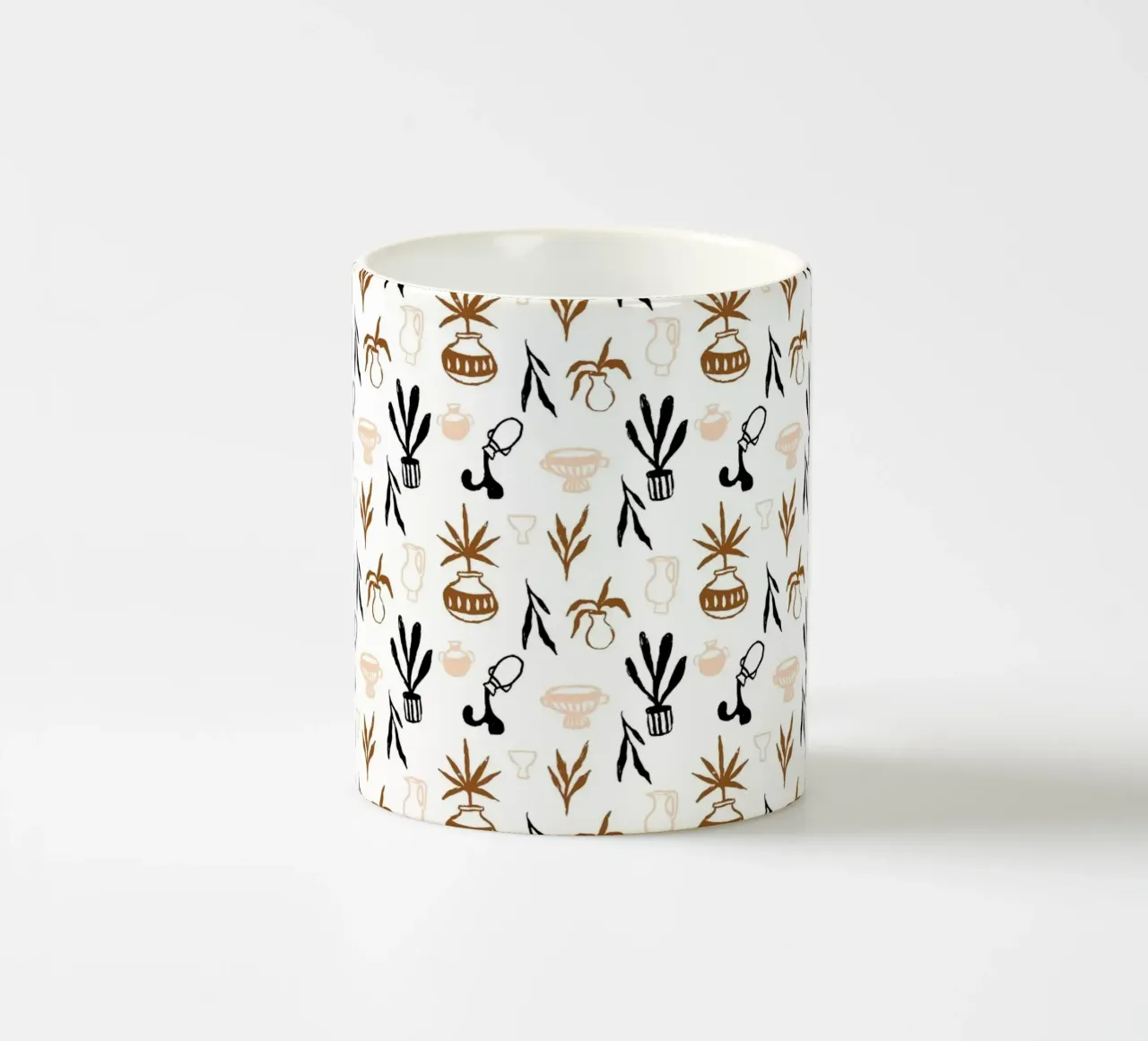 Seaside Pattern No 04 Keramik Tasse von treechild